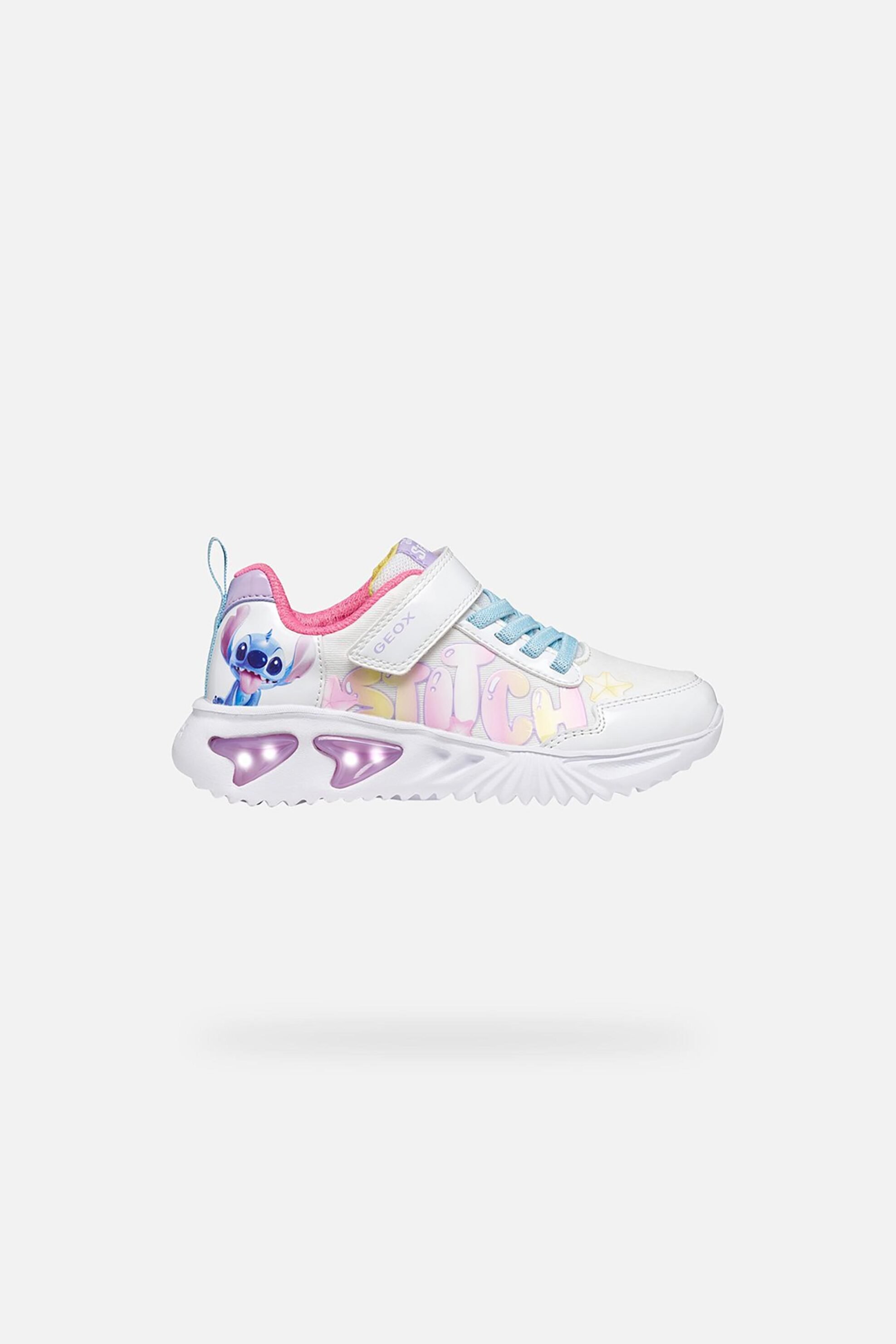 Geox παιδικά sneakers "Assister Girl" - J65E9B0AN02C0653 Λευκό