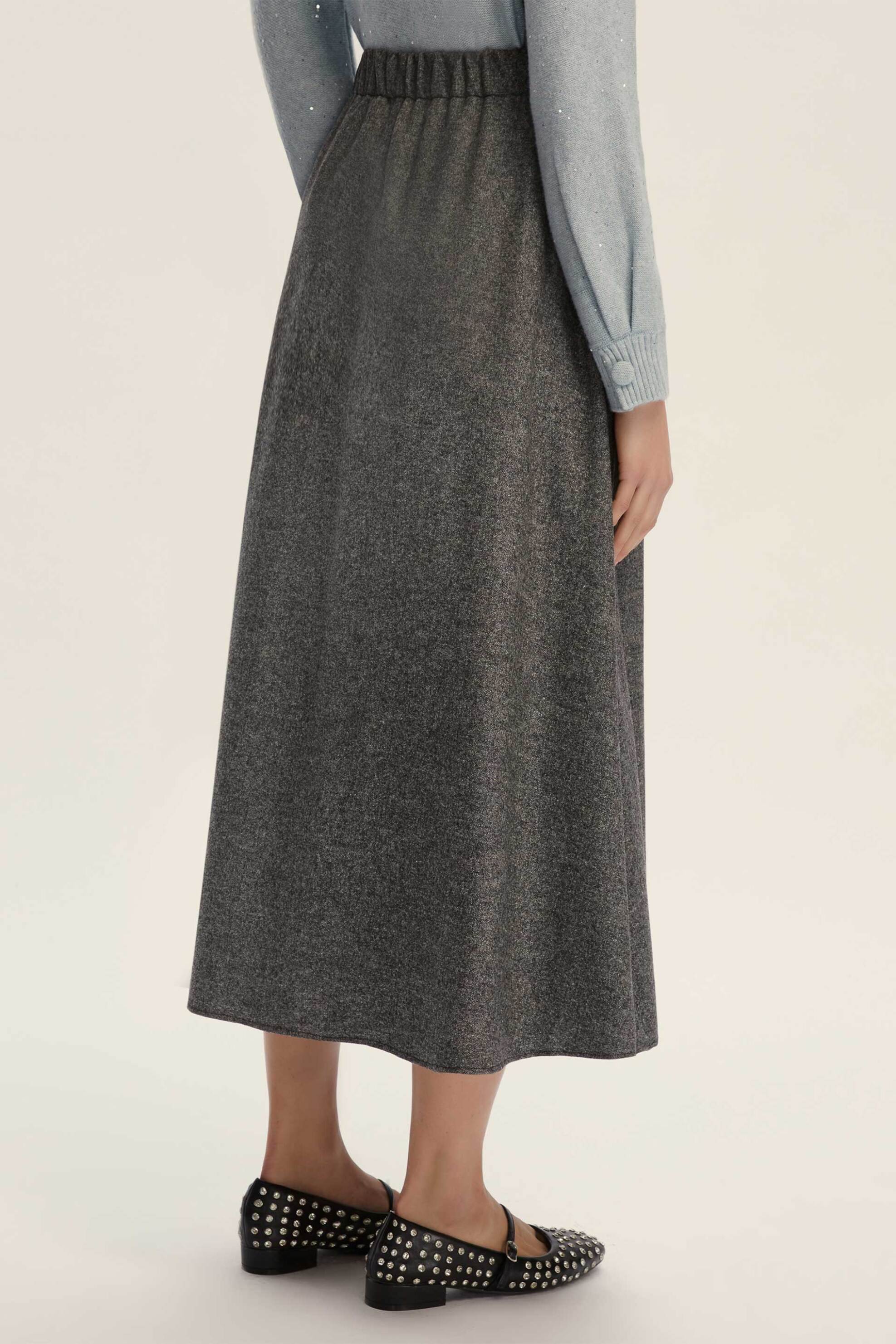 Emme by Marella γυναικεία φούστα Flare "Refuge" - 2525106012200 Ανθρακί φωτογραφία