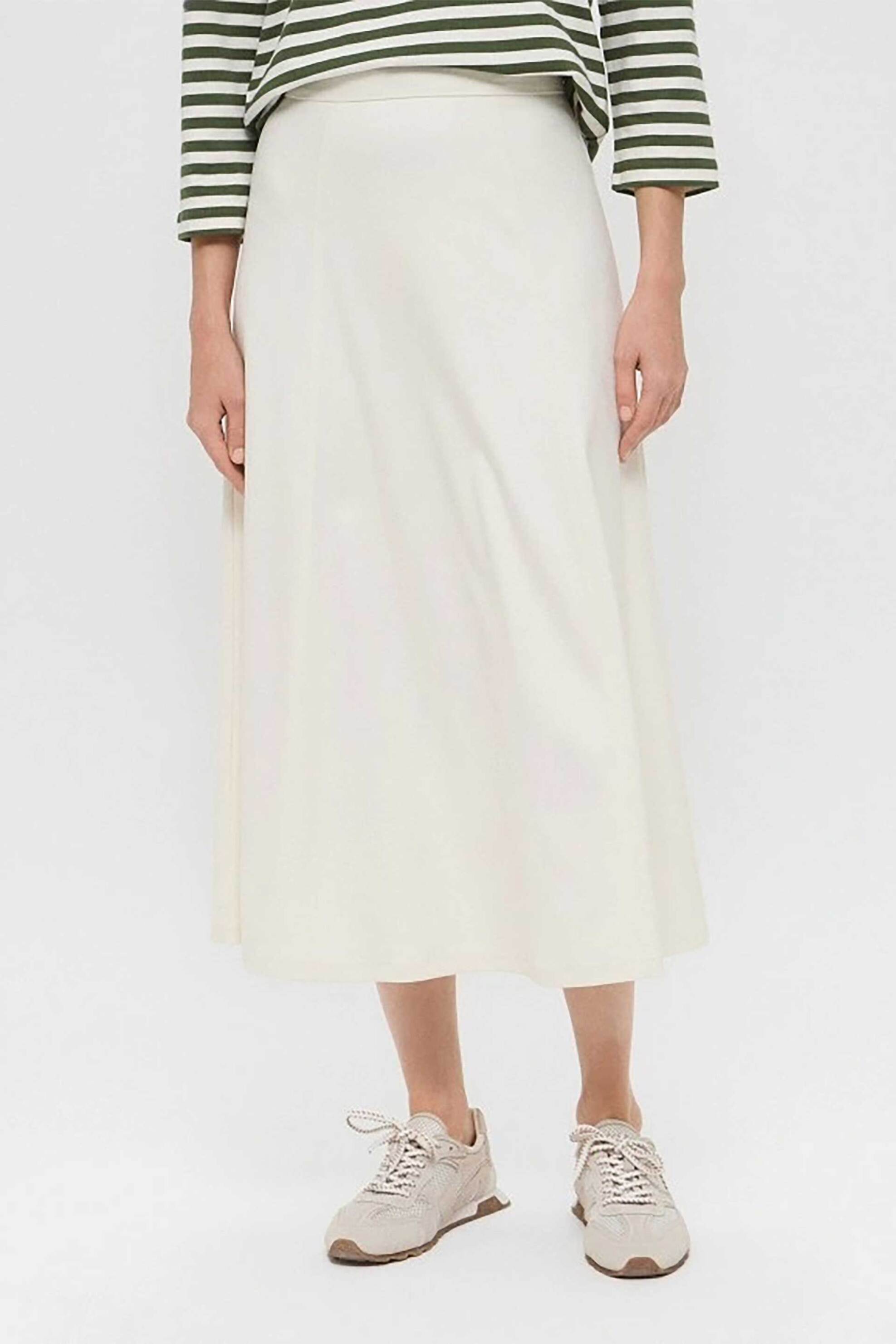 Emme by Marella γυναικεία φούστα Flare "Sigillo" - 2525106081200 Λευκό φωτογραφία