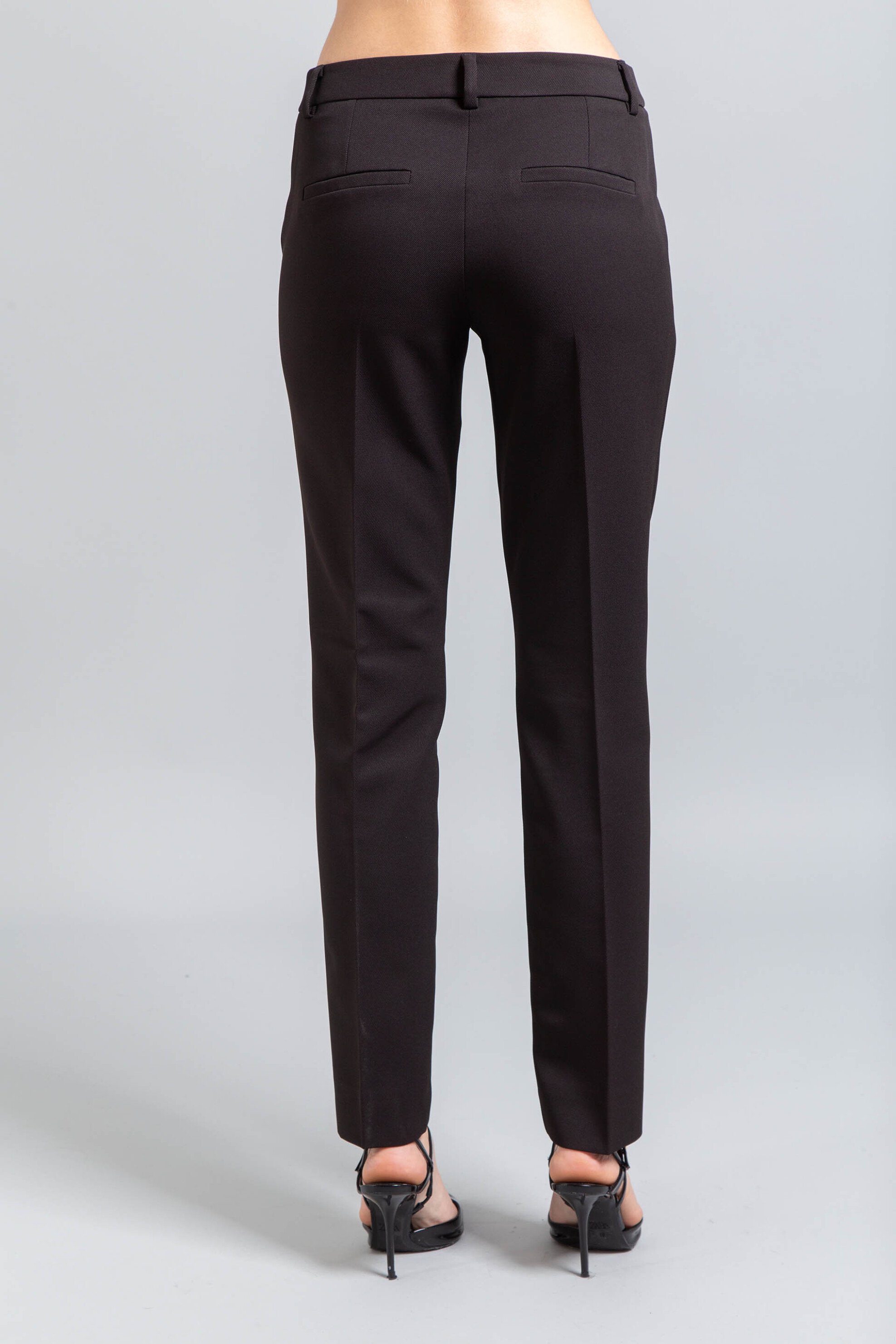 EMME Emme by Marella γυναικείο παντελόνι chinos "Serata" - 2525136081200 Μαύρο - 4