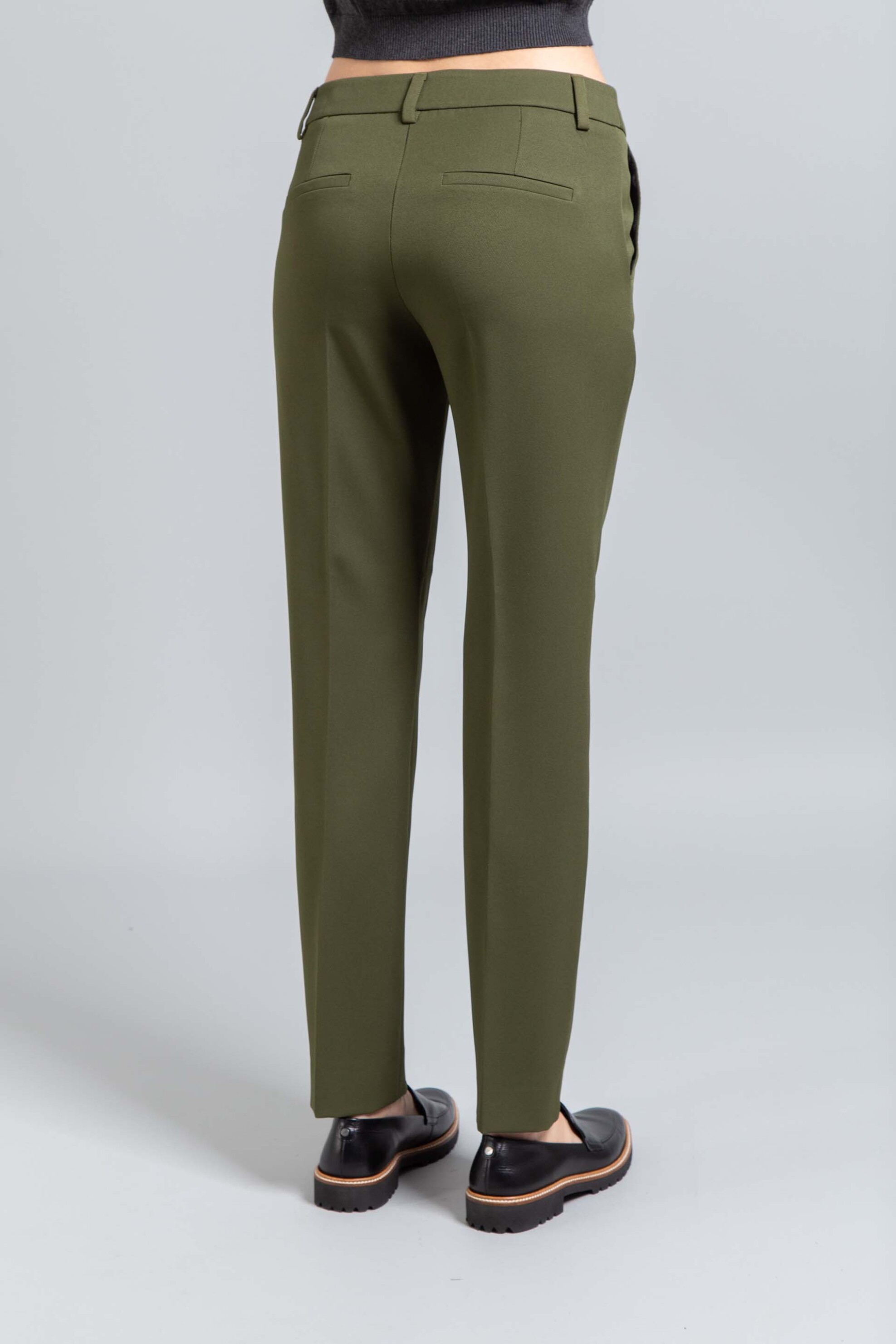 Emme by Marella γυναικείο παντελόνι chinos "Serata" - 2525136081200 Πράσινο φωτογραφία