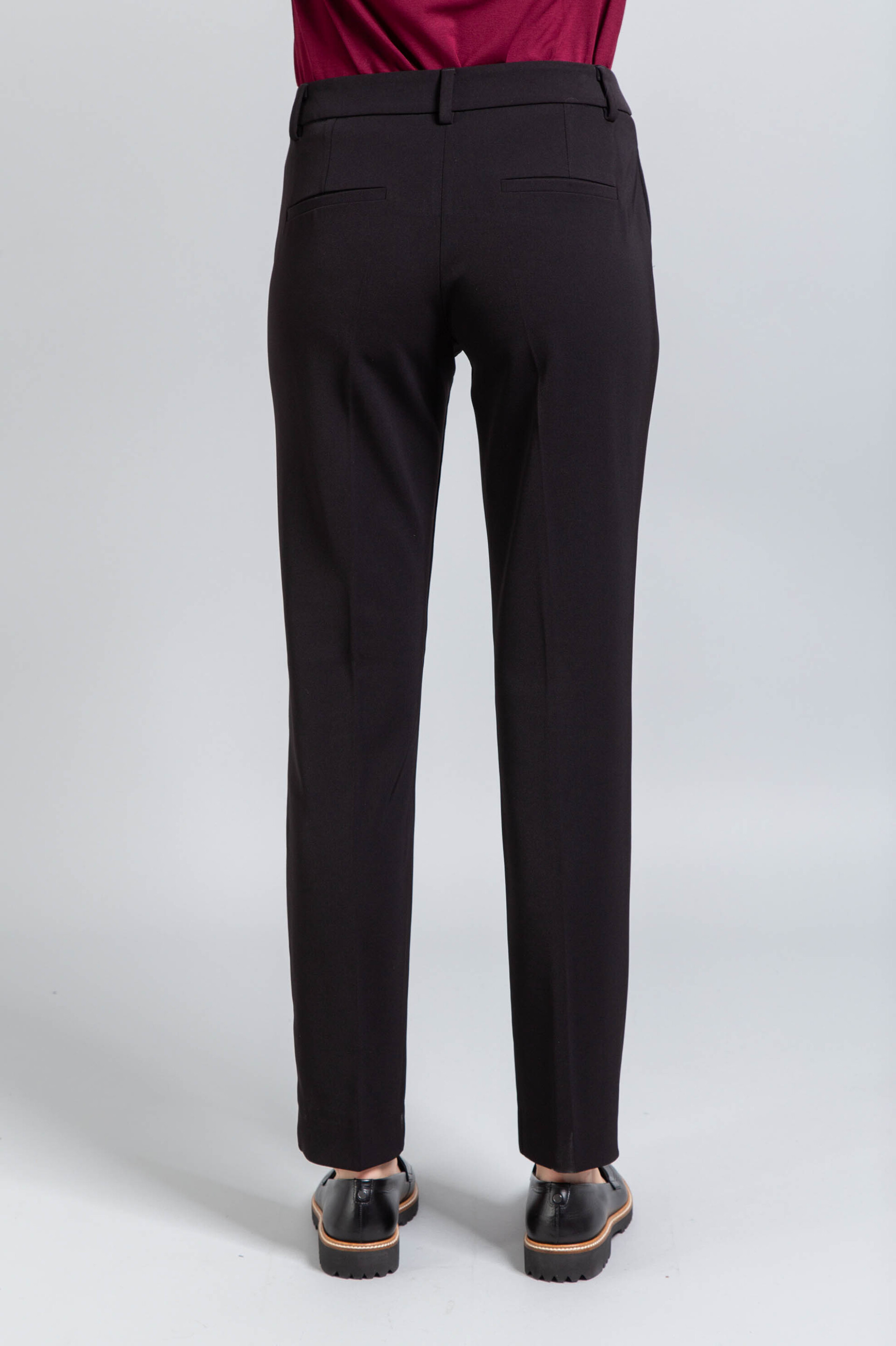 Emme by Marella γυναικείο παντελόνι chinos "Silicio" - 2525136111200 Μαύρο φωτογραφία