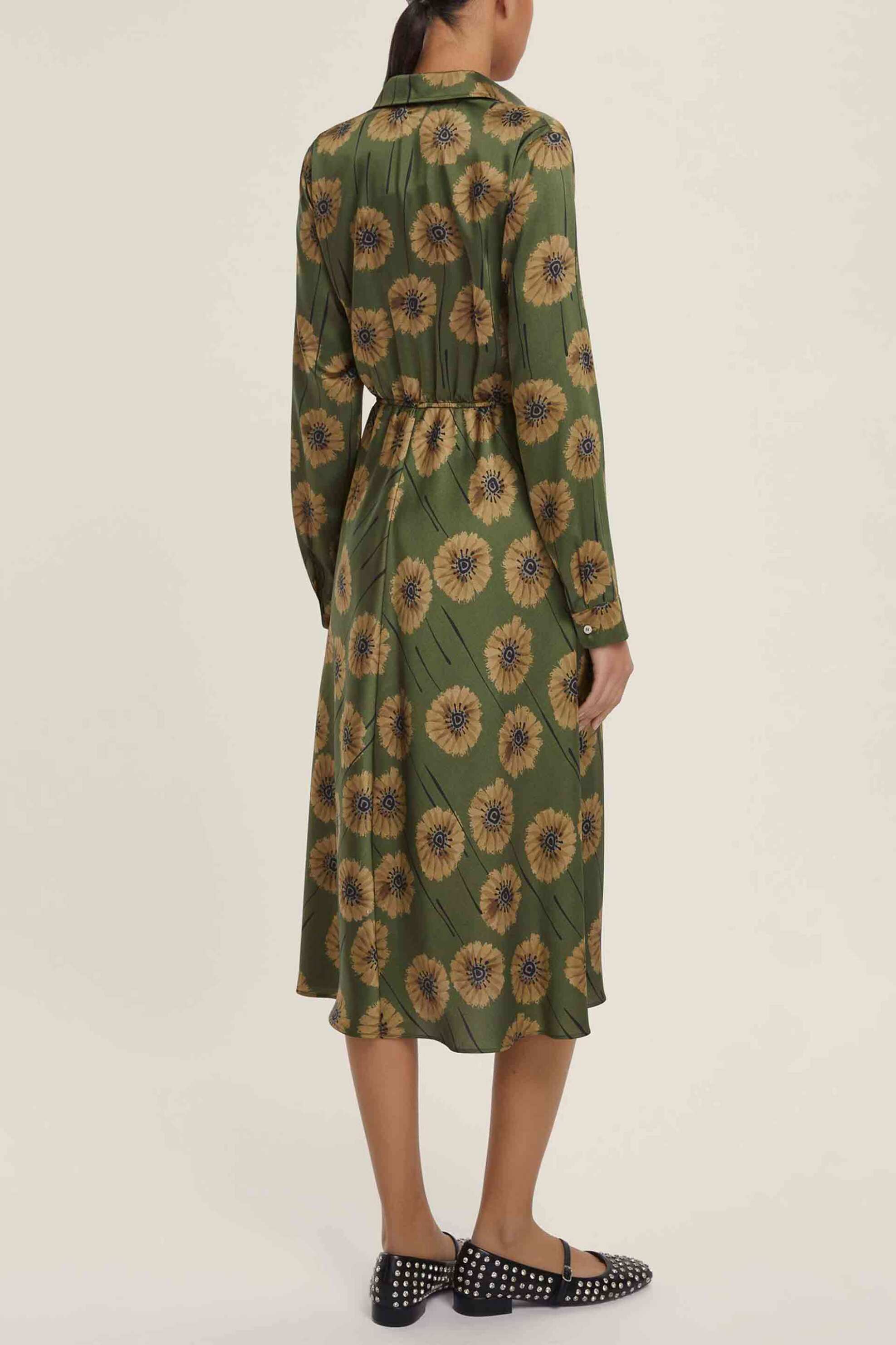 Emme by Marella γυναικείο φόρεμα με print "Comma" - 2525226101200 Πράσινο φωτογραφία