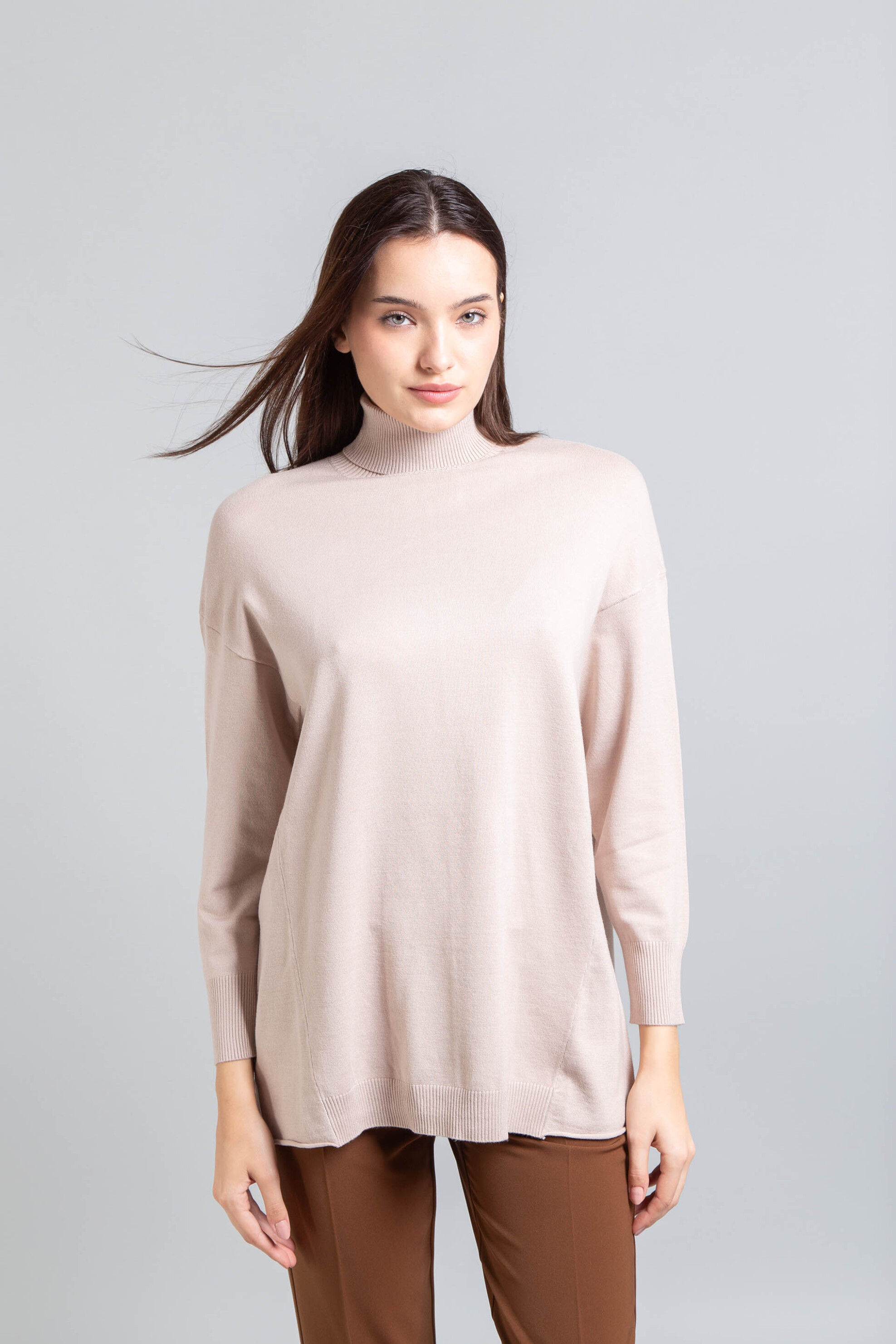 Emme by Marella γυναικεία πλεκτή μπλούζα "Trento" - 2525366081200 Μπεζ φωτογραφία