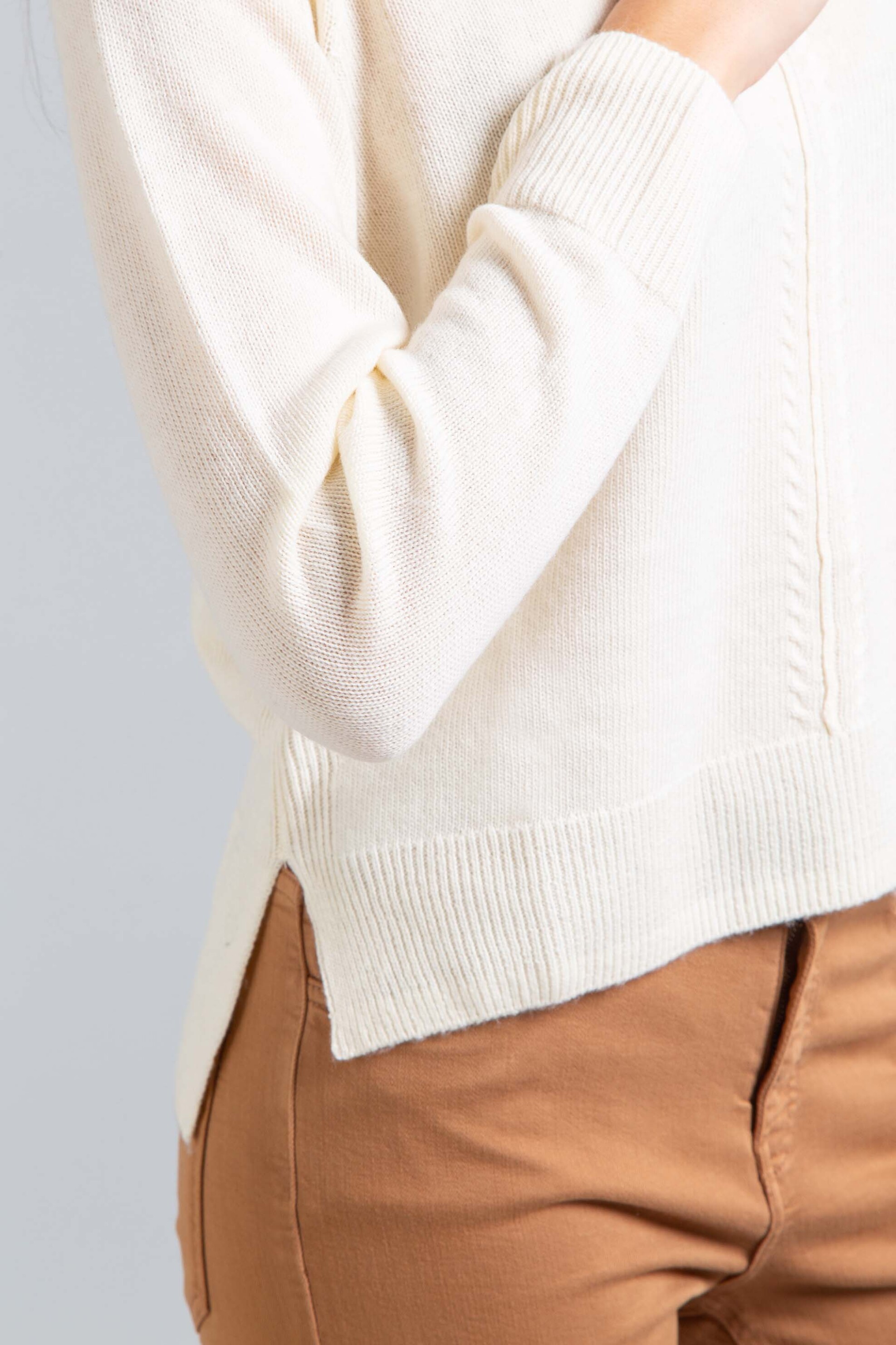 Emme by Marella γυναικεία πλεκτή μπλούζα "Cennare" - 2525366112200 Λευκό φωτογραφία