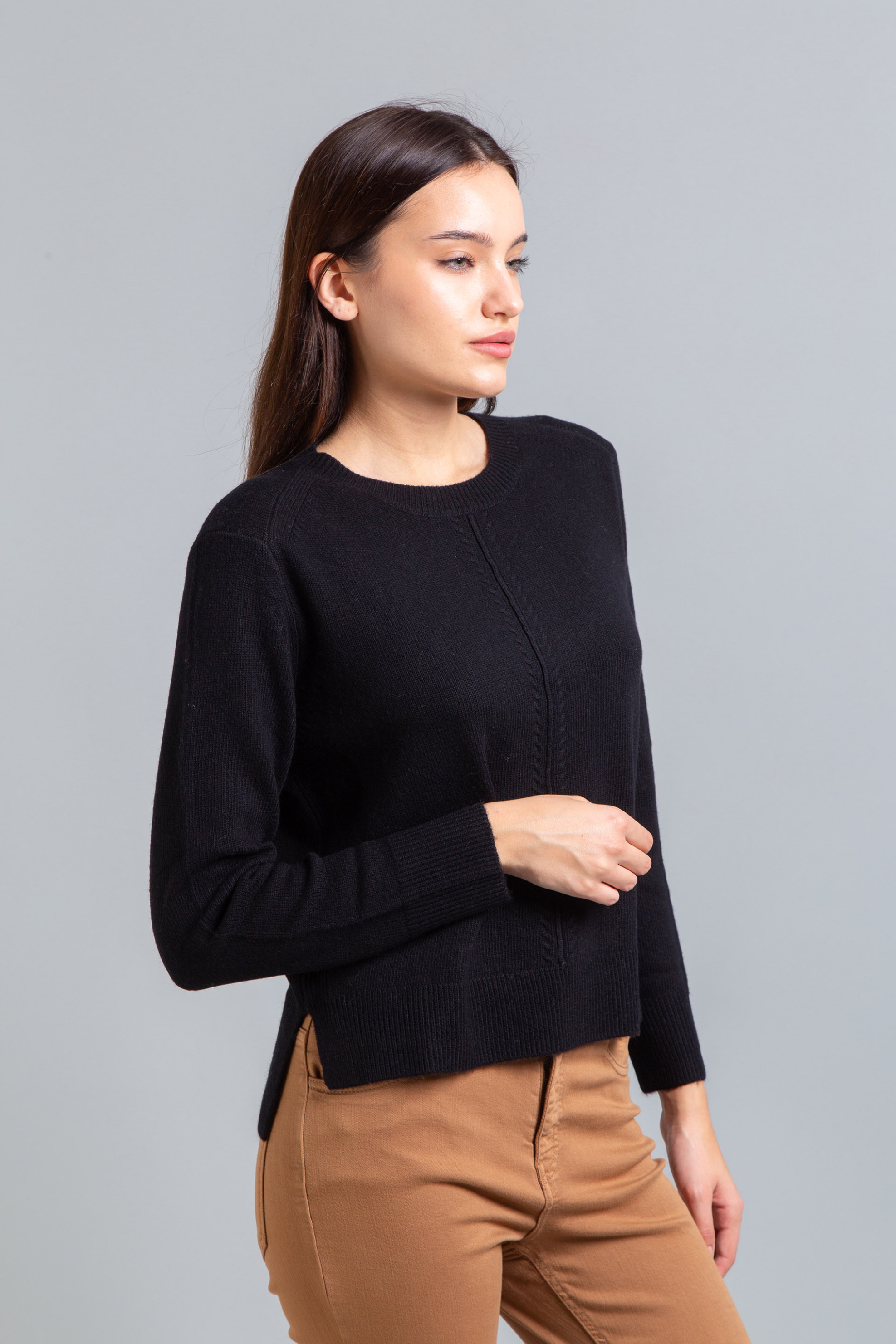 Emme by Marella γυναικεία πλεκτή μπλούζα "Cennare" - 2525366112200 Μαύρο φωτογραφία