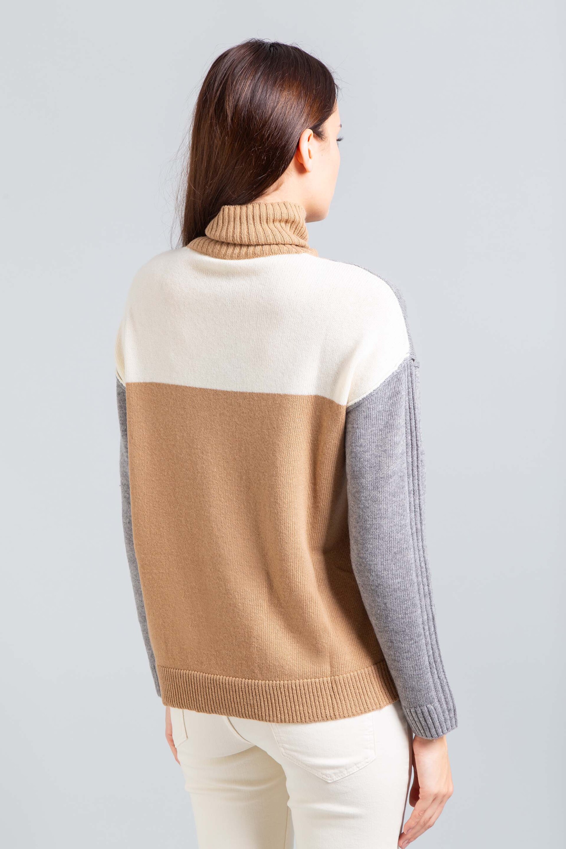 Emme by Marella γυναικεία πλεκτή μπλούζα "Biro" - 2525366122200 Καμηλό φωτογραφία