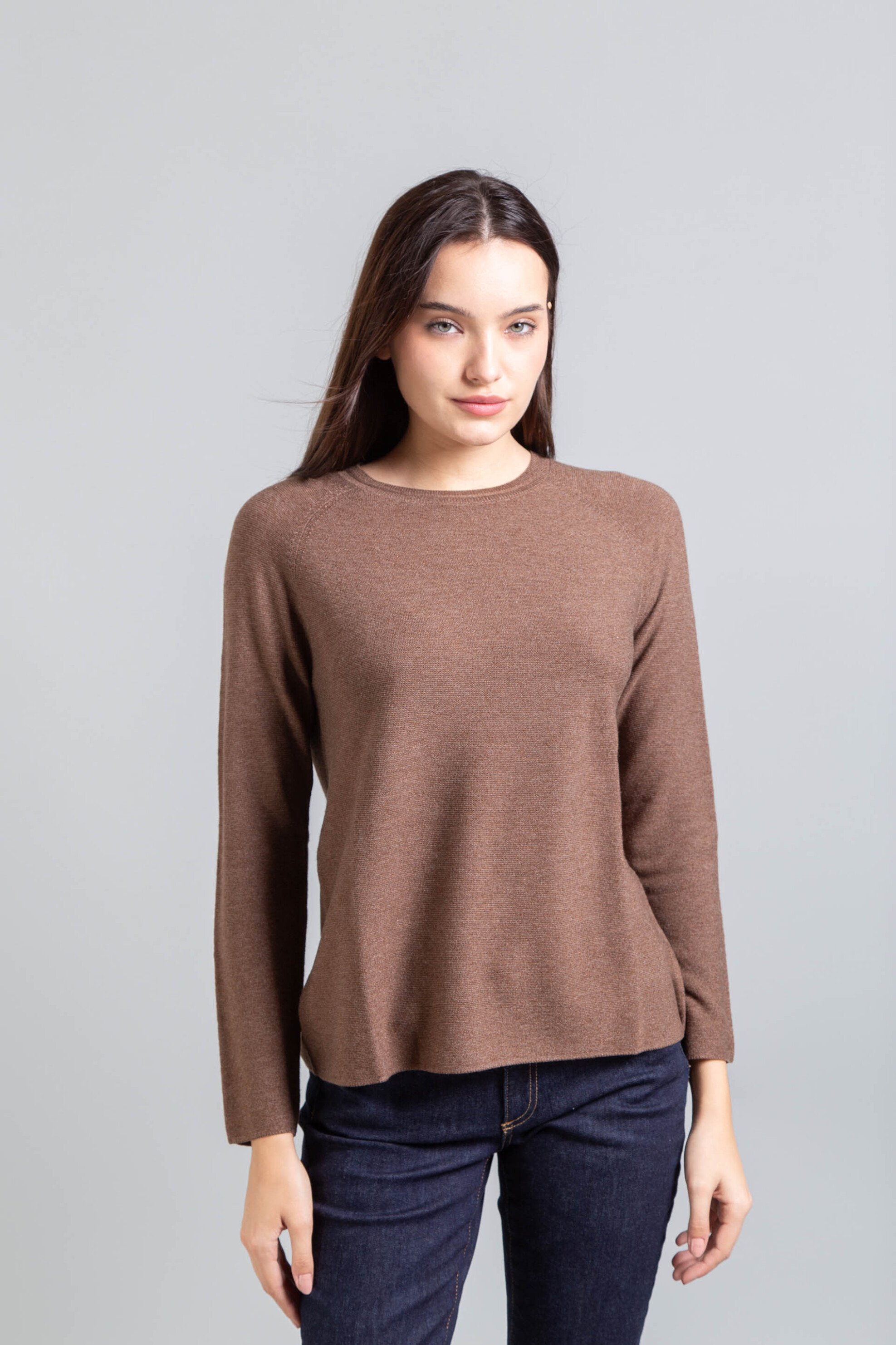 EMME Emme by Marella γυναικεία πλεκτή μπλούζα "Katai" - 2525366291200 Καφέ