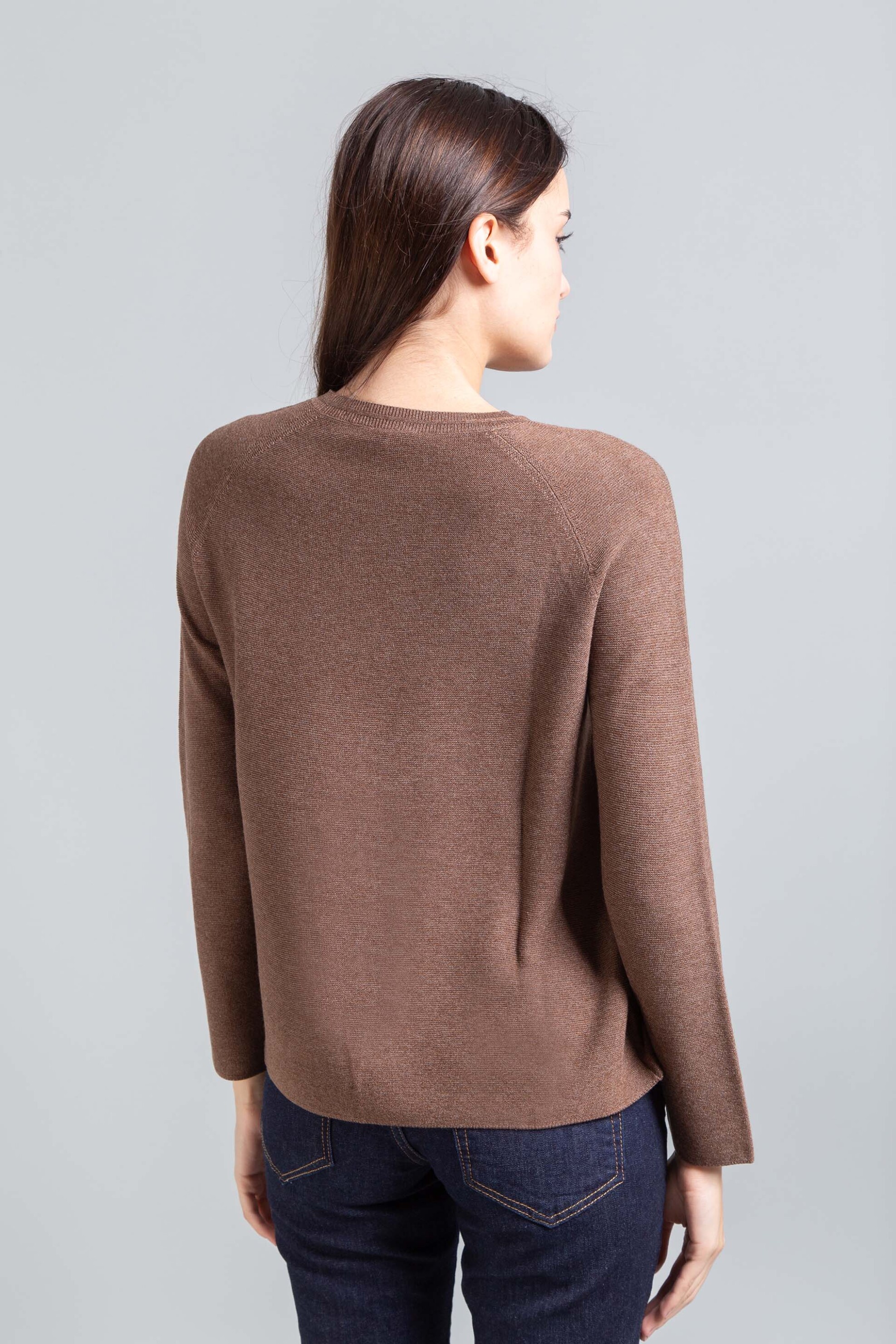 Emme by Marella γυναικεία πλεκτή μπλούζα "Katai" - 2525366291200 Καφέ φωτογραφία