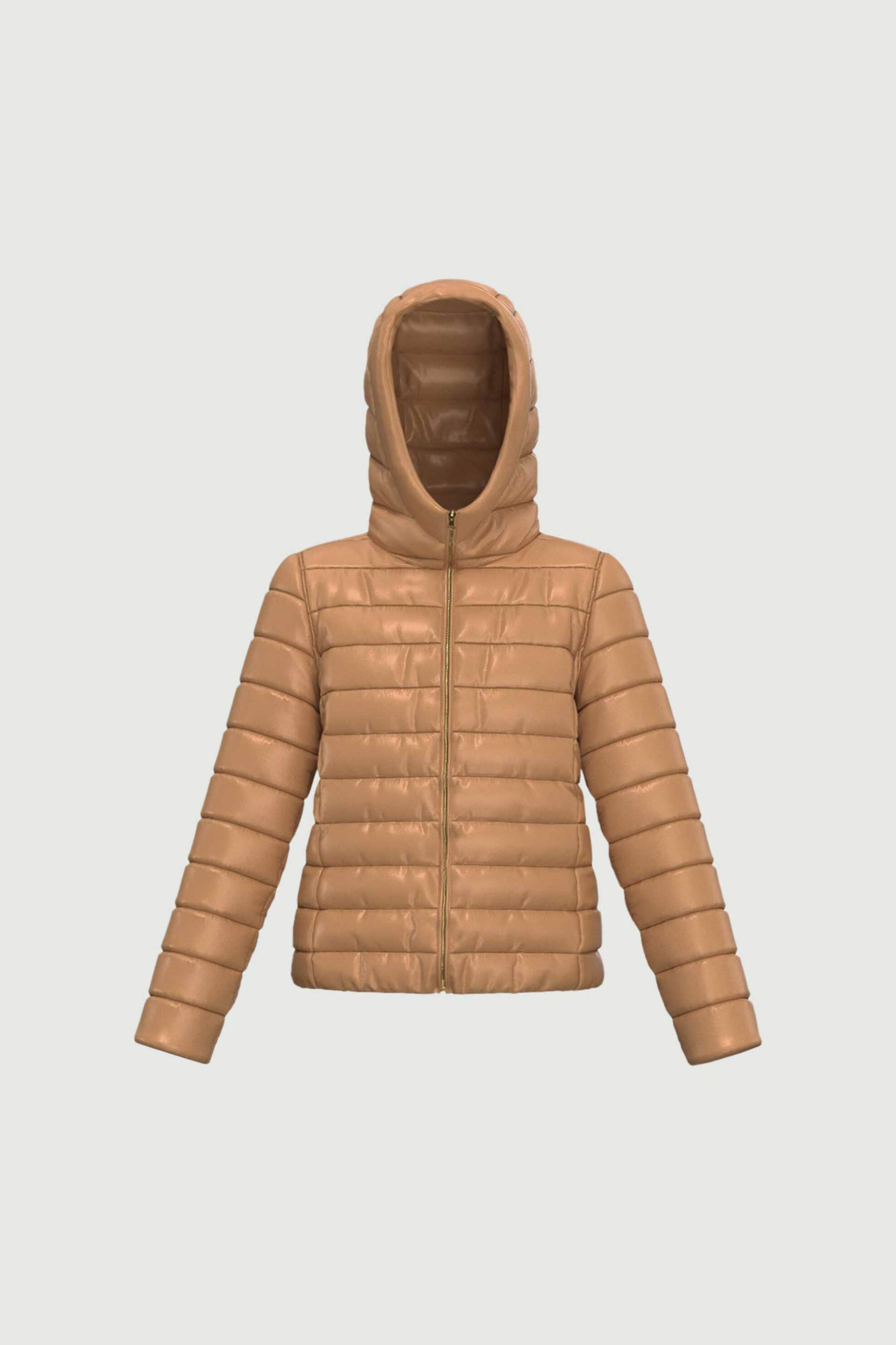 Emme by Marella γυναικείο μπουφάν καπιτονέ "Geneve" - 2525486051200 Καμηλό φωτογραφία