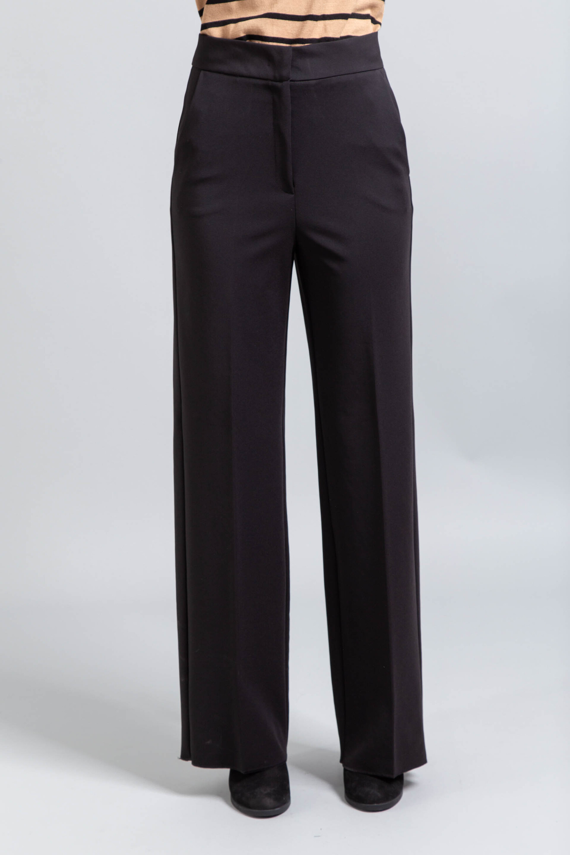 Emme by Marella γυναικείο παντελόνι ψηλόμεσο "Editore" - 2525786051200 Μαύρο φωτογραφία