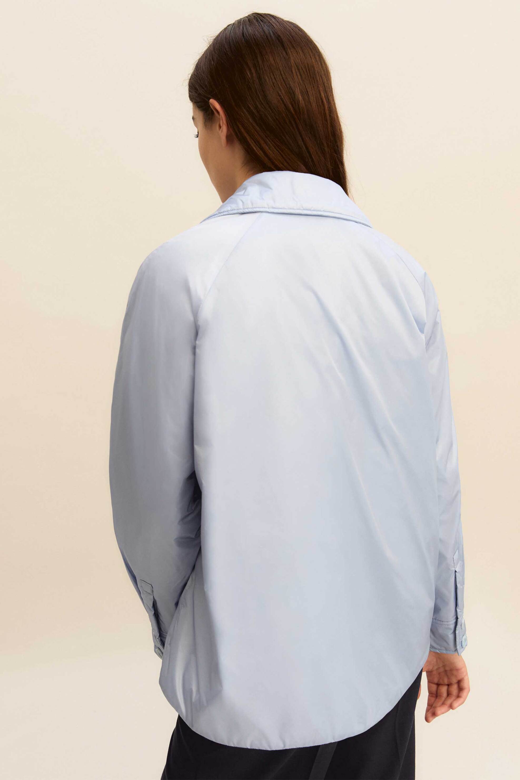 Emme By Marella Γυναικείο Jacket Αδιάβροχο - 2615021021 Μπλε Ανοιχτό