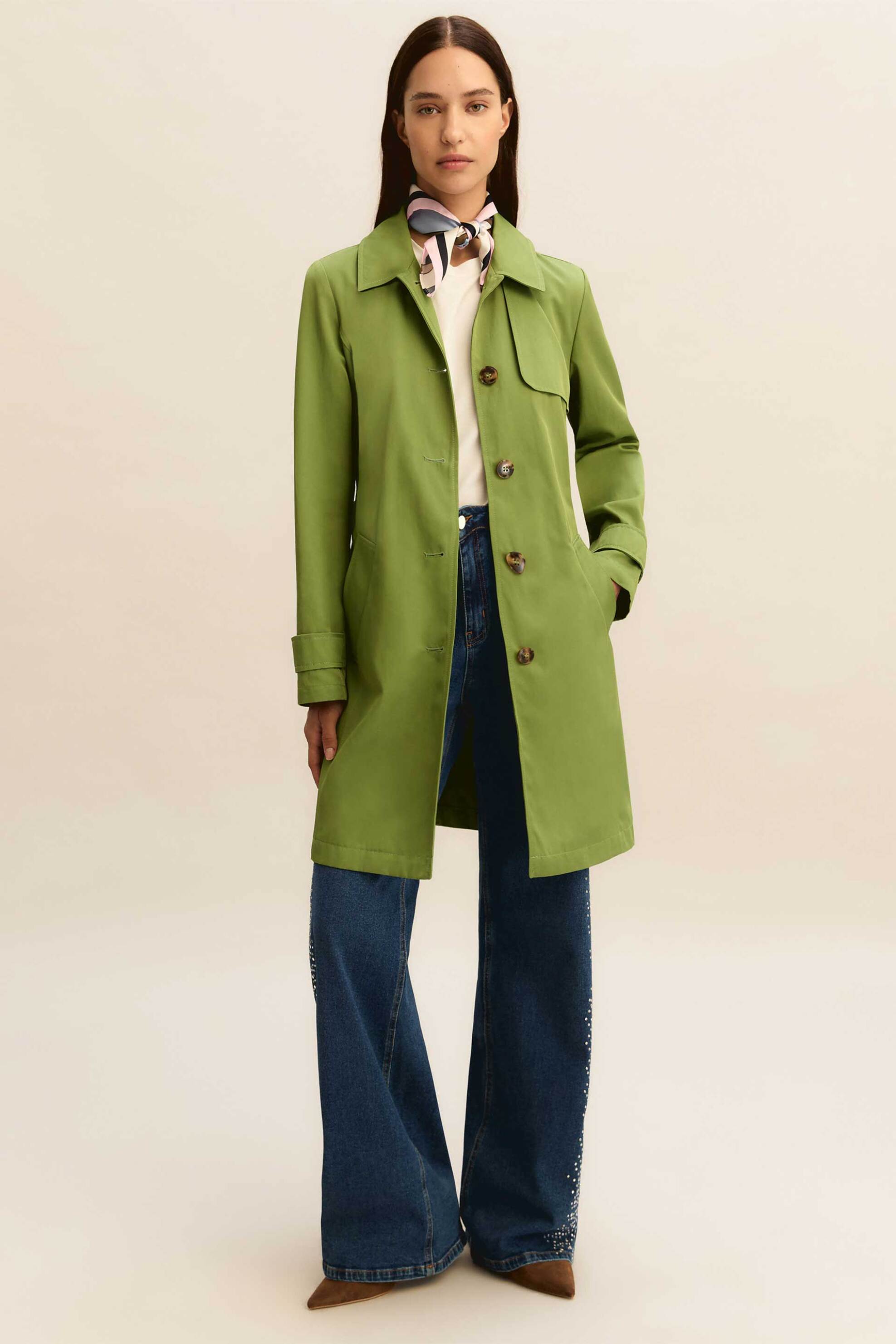 Emme by Marella γυναικεία καπαρντίνα "Emmopera" - 2615021111 Πράσινο