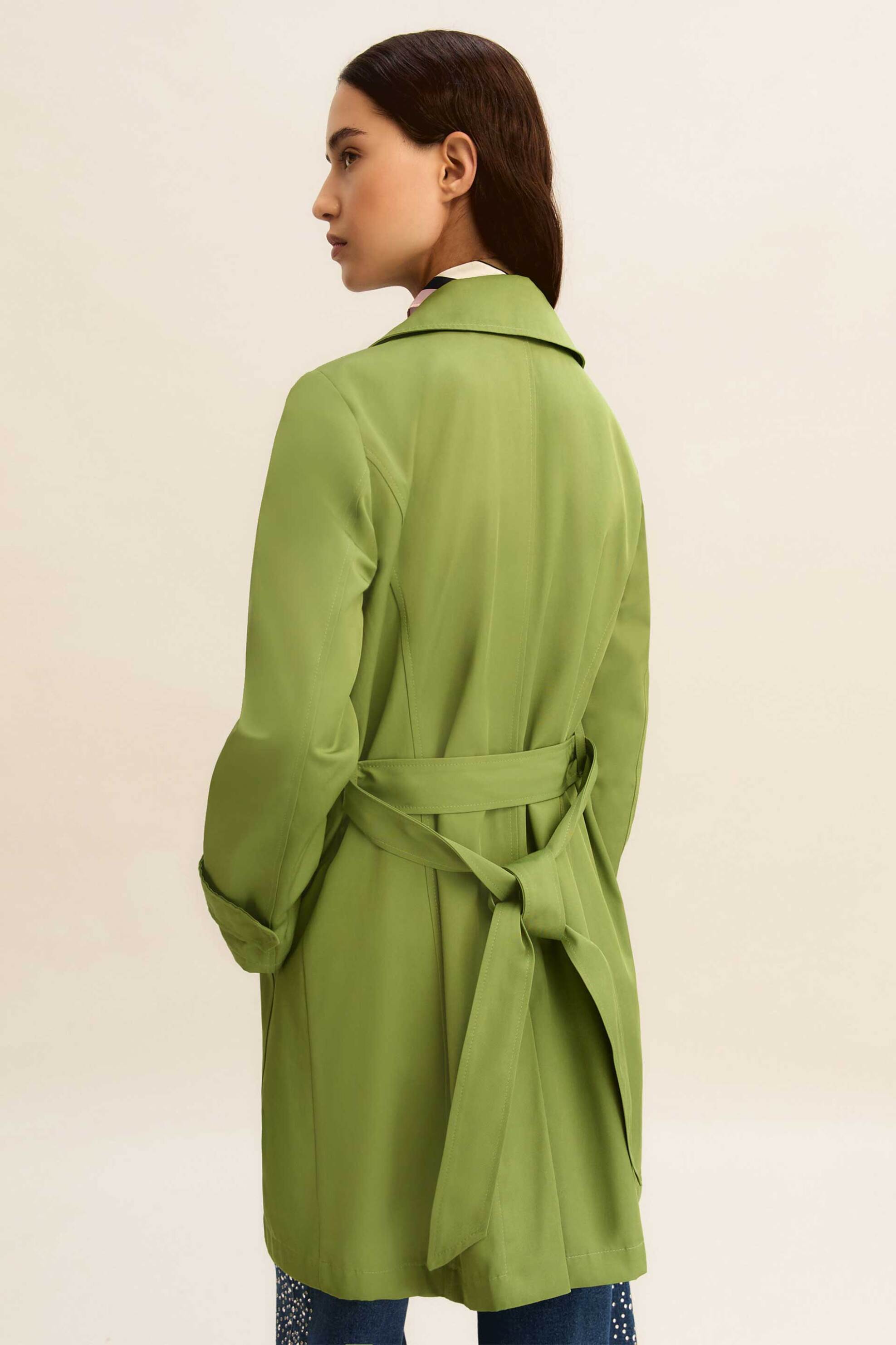 Emme by Marella γυναικεία καπαρντίνα "Emmopera" - 2615021111 Πράσινο φωτογραφία