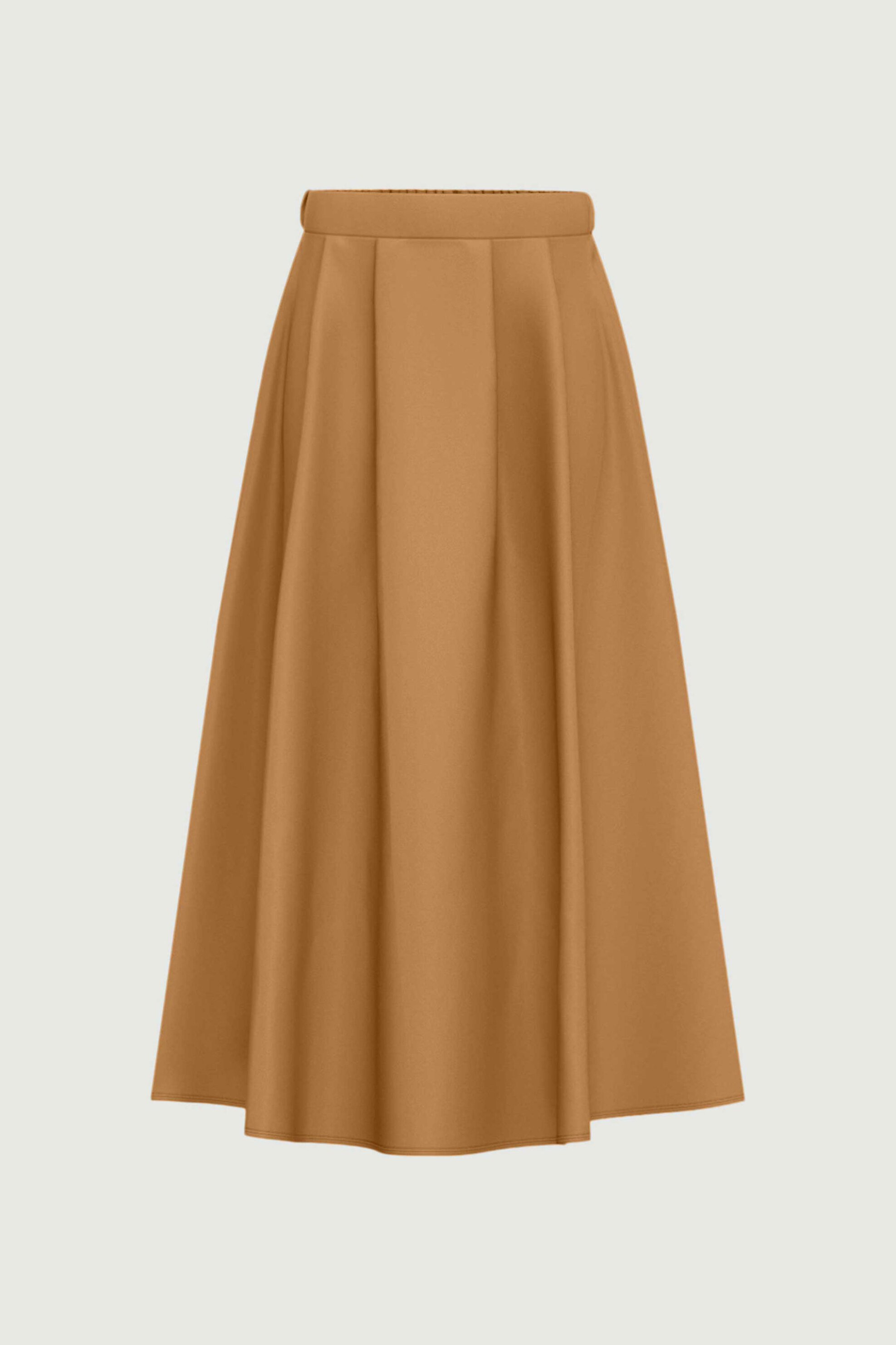 Emme By Marella Γυναικεία Midi Φούστα Emmdiva - 2615101031 Καμηλό