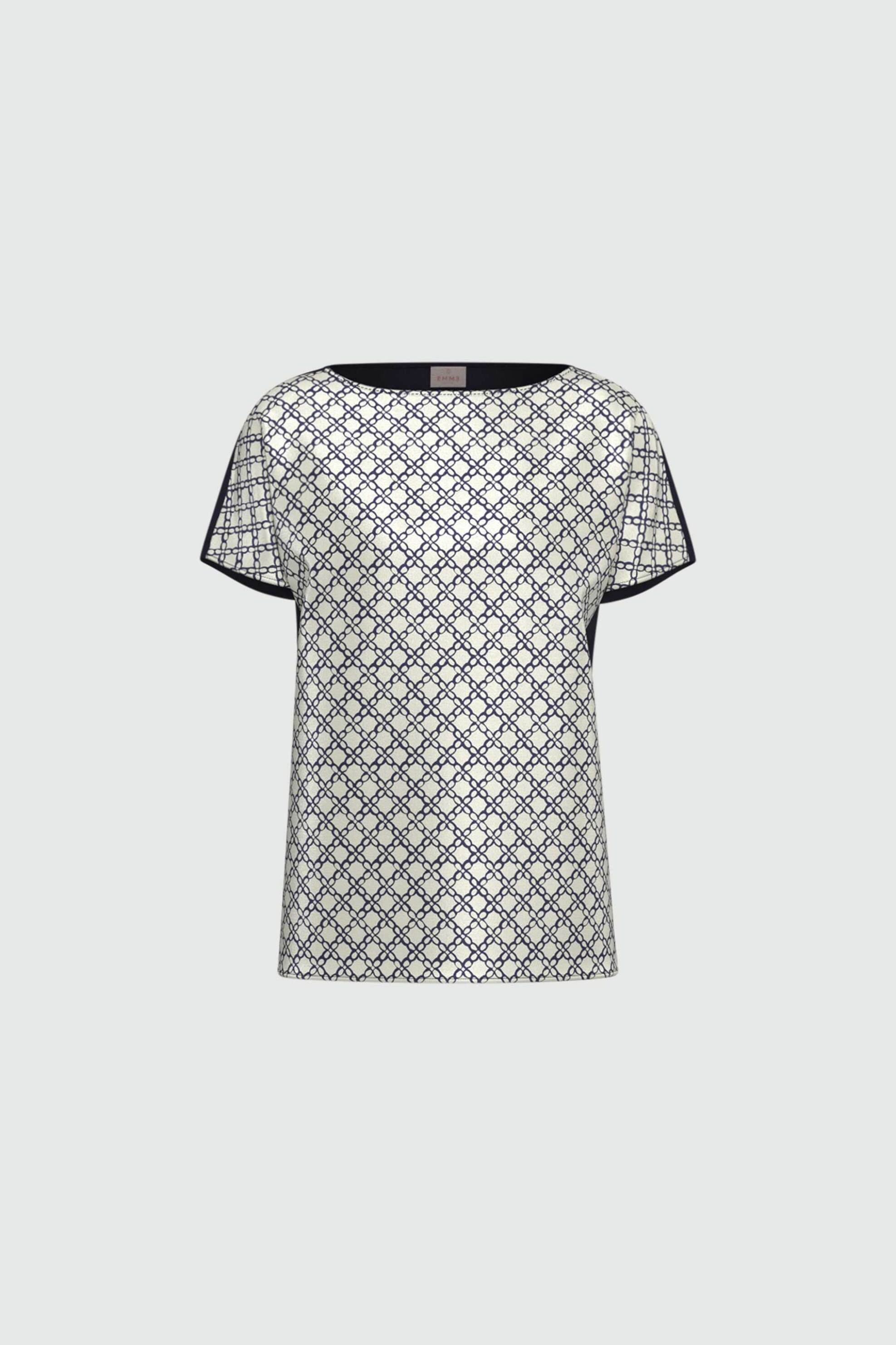 Emme By Marella Γυναικεία Μπλούζα με All-Over Print Emmsansa - 2615111071 Λευκό