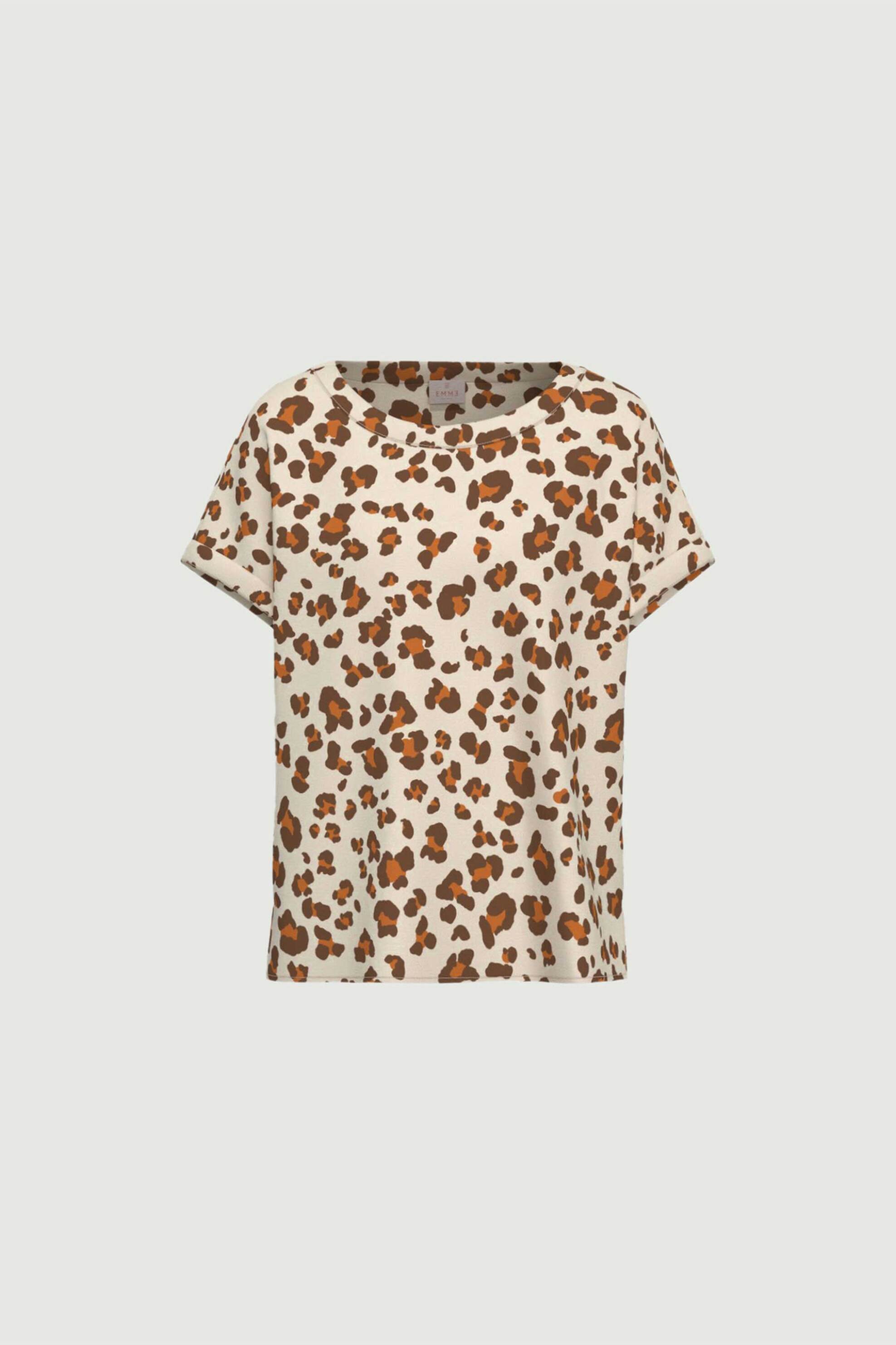 Emme By Marella Γυναικεία Μπλούζα με All-Over Print Emmrane - 2615111211 Λευκό