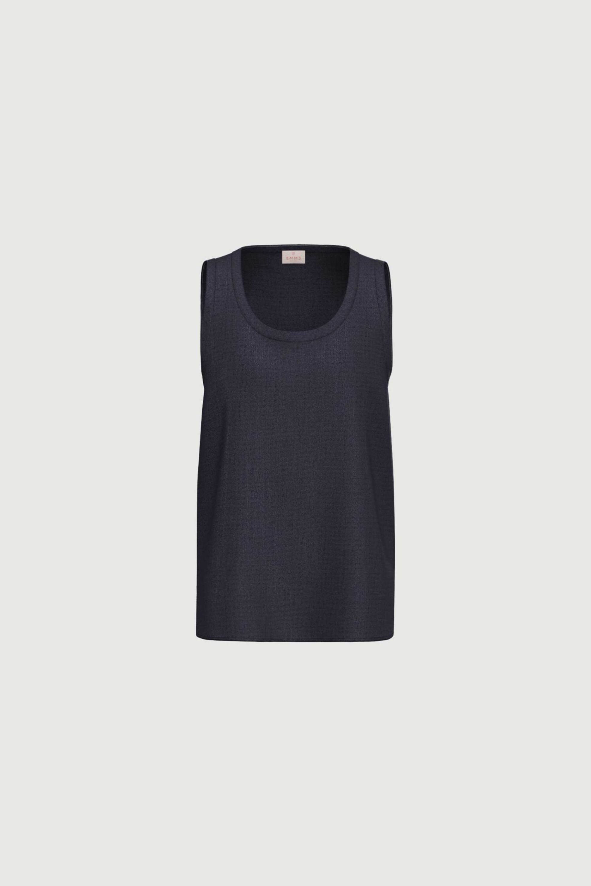 Emme By Marella Γυναικείο Τοπ Αμάνικο Emmnembi - 2615161011 Μπλε Σκούρο