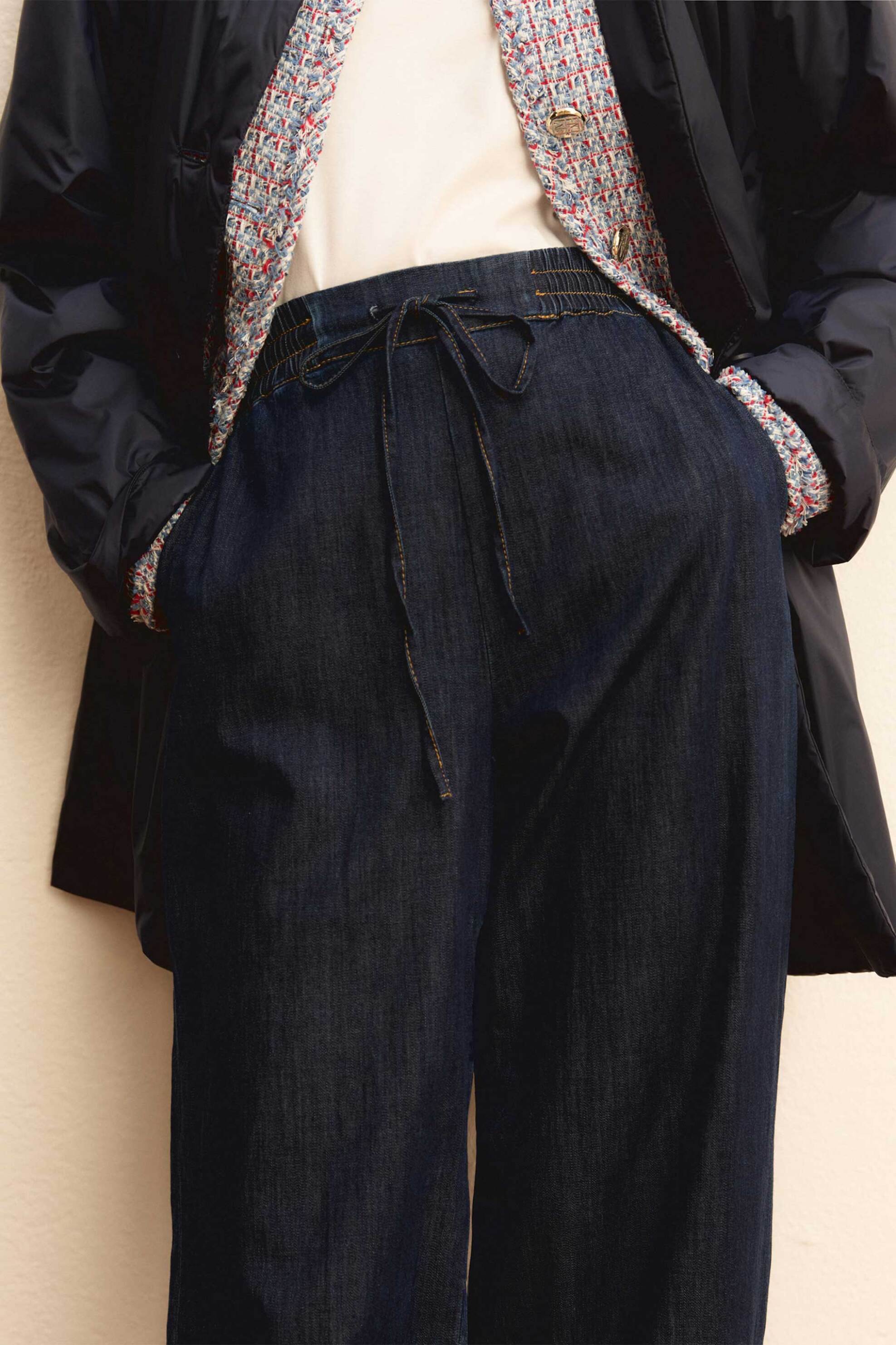 EMME Emme by Marella γυναικείο παντελόνι τζιν "Emmfingere" - 2615181091 Denim Blue Σκούρο - 2