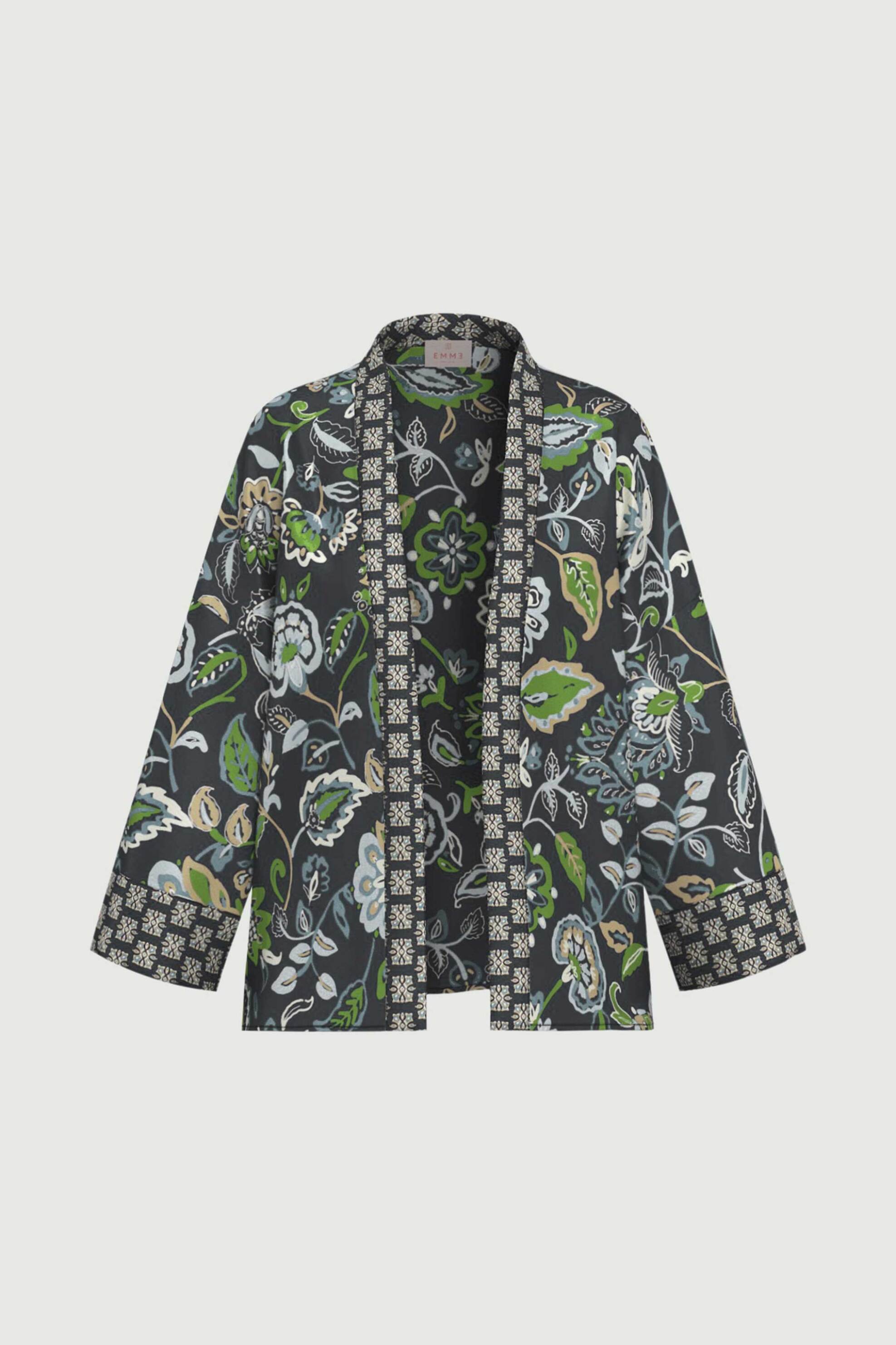 Emme by Marella γυναικείο κιμονό με εμπριμέ σχέδιο "Emmatollo" - 2615191041 Μπλε Σκούρο φωτογραφία