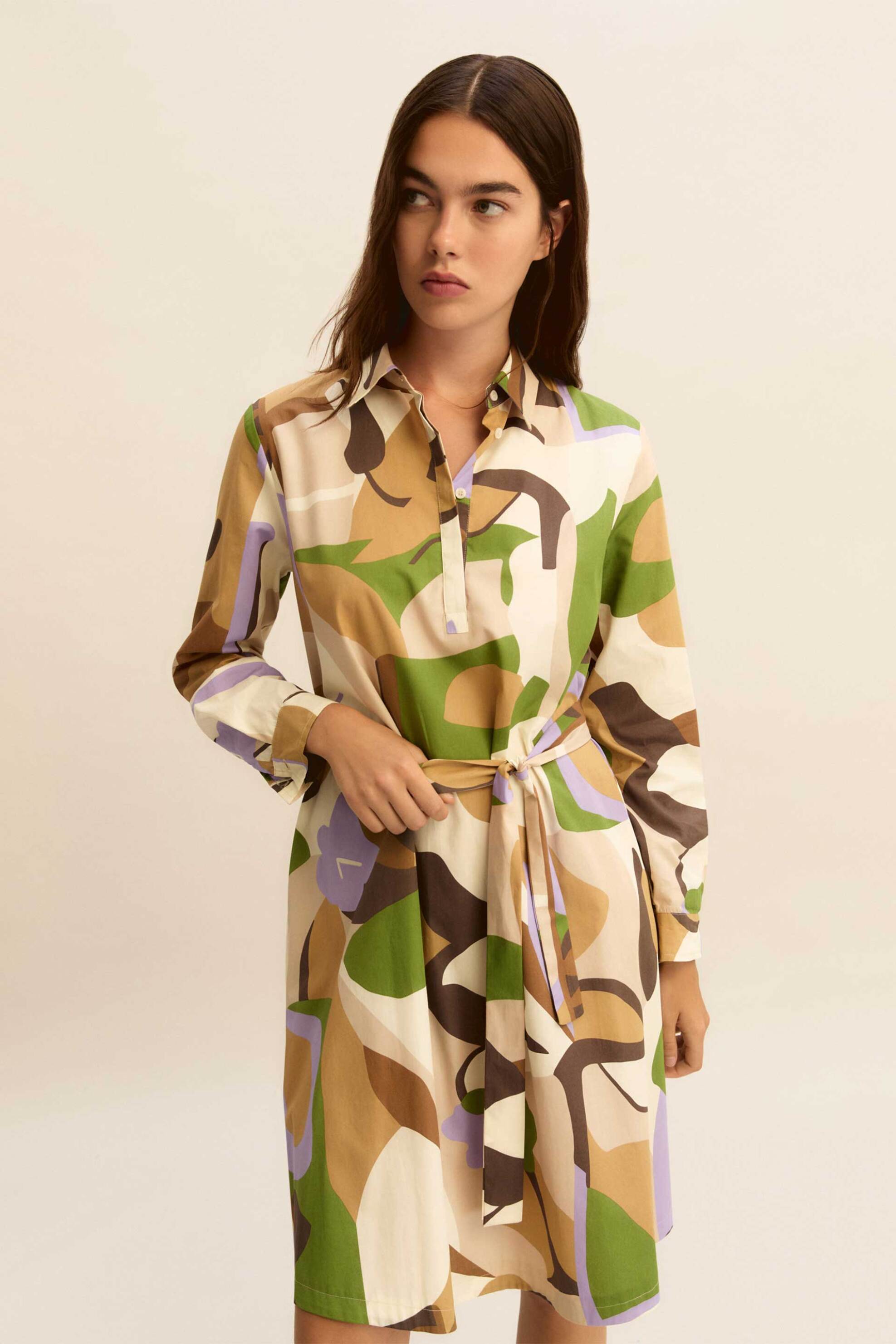 EMME Emme by Marella γυναικείο mini φόρεμα "Emmolmo" - 2615221061 Μπεζ - 2