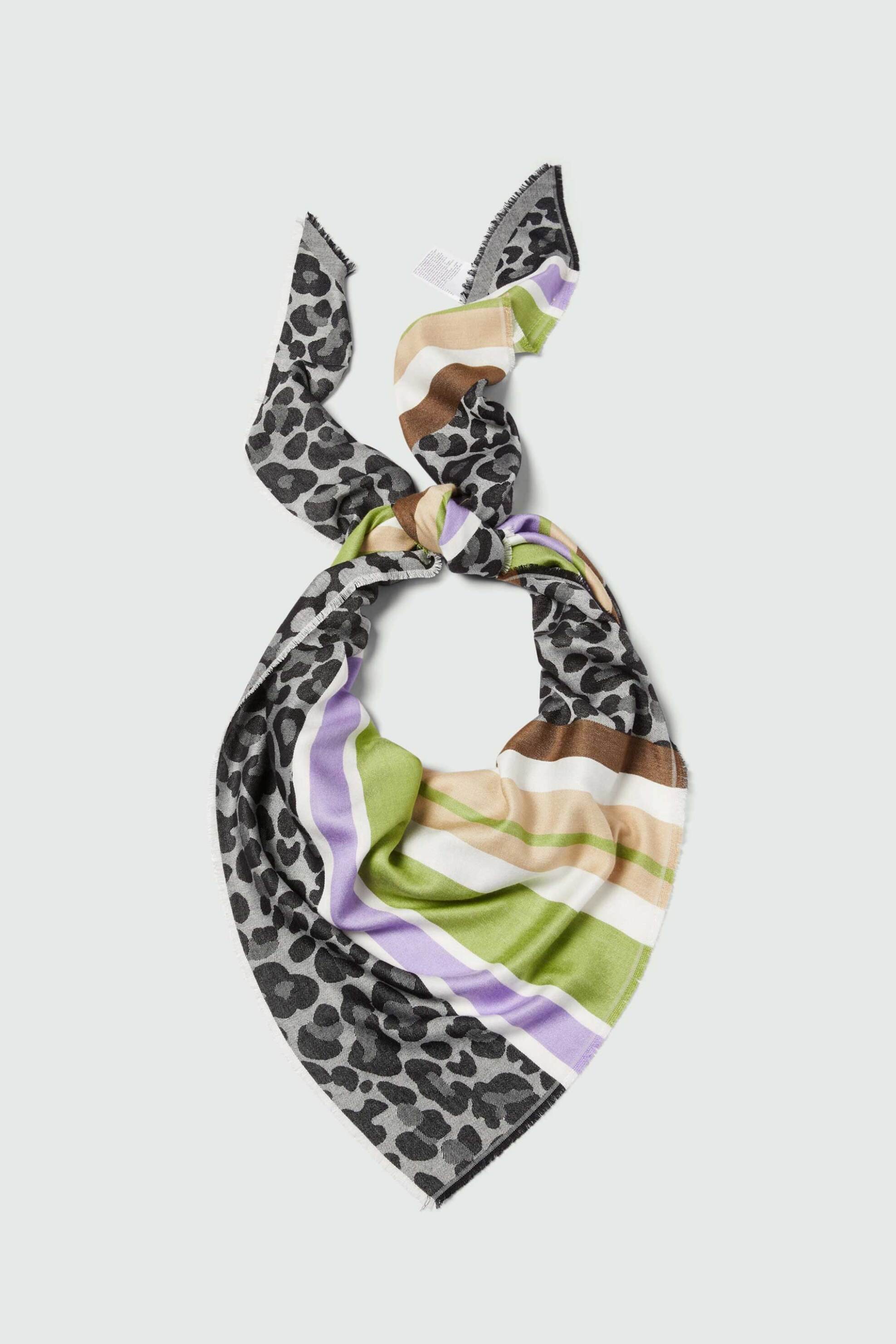 Emme by Marella γυναικείο φουλάρι με print "Emmcorsaro" - 2615541031 Πράσινο