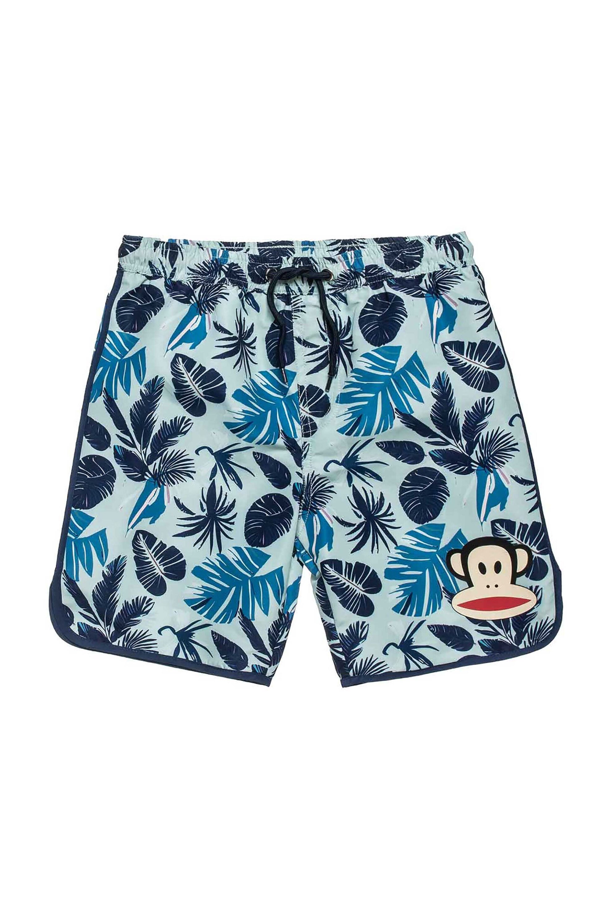 ALOUETTE Alouette παιδικό μαγιό βερμούδα με τύπωμα "Paul Frank" (18 μηνών - 5 ετών) - 00390211 Πράσινο Μέντας