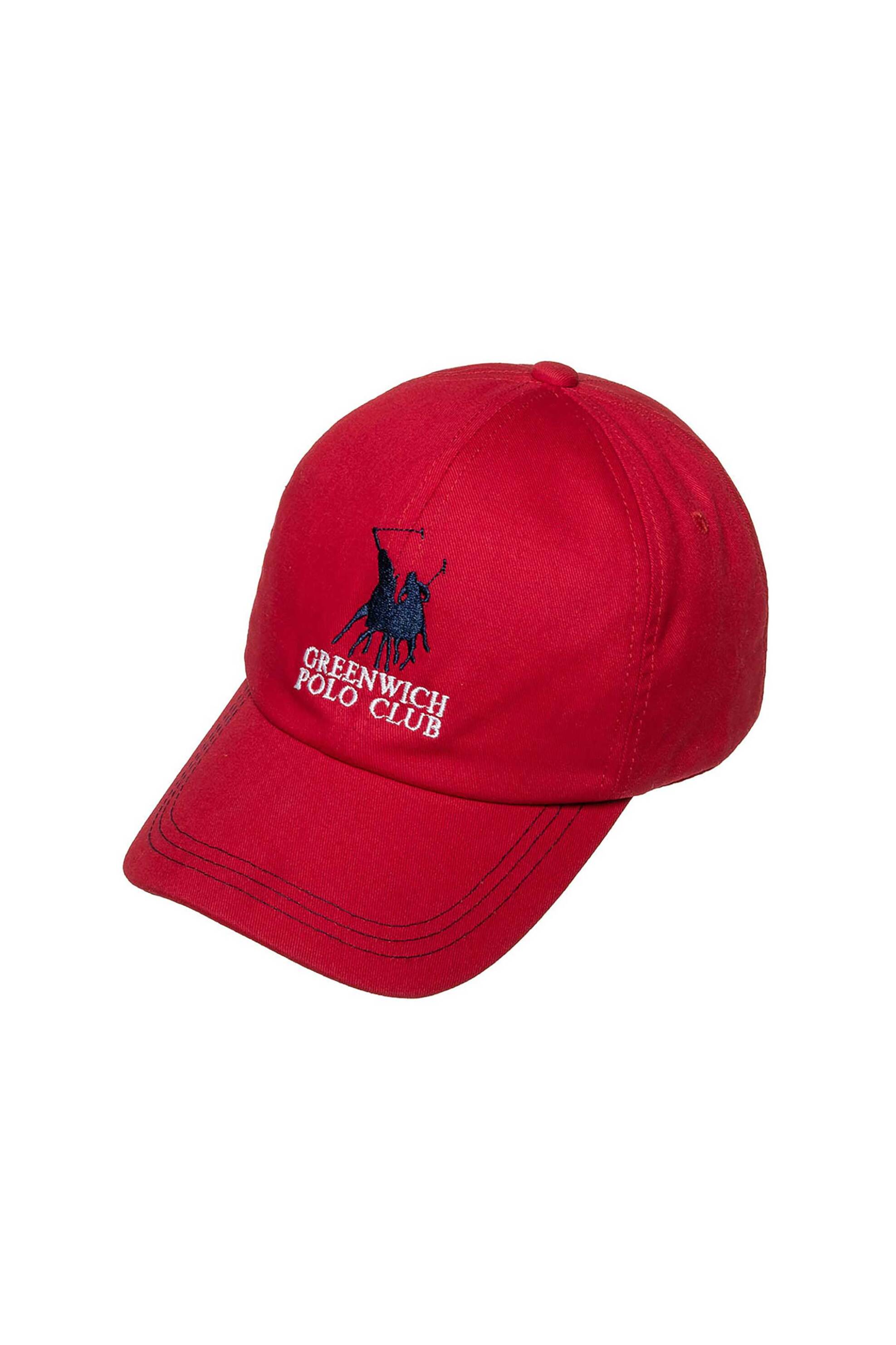 ALOUETTE Alouette παιδικό καπέλο jockey "Greenwich Polo Club" (4 - 10 ετών) - 00190382 Κόκκινο