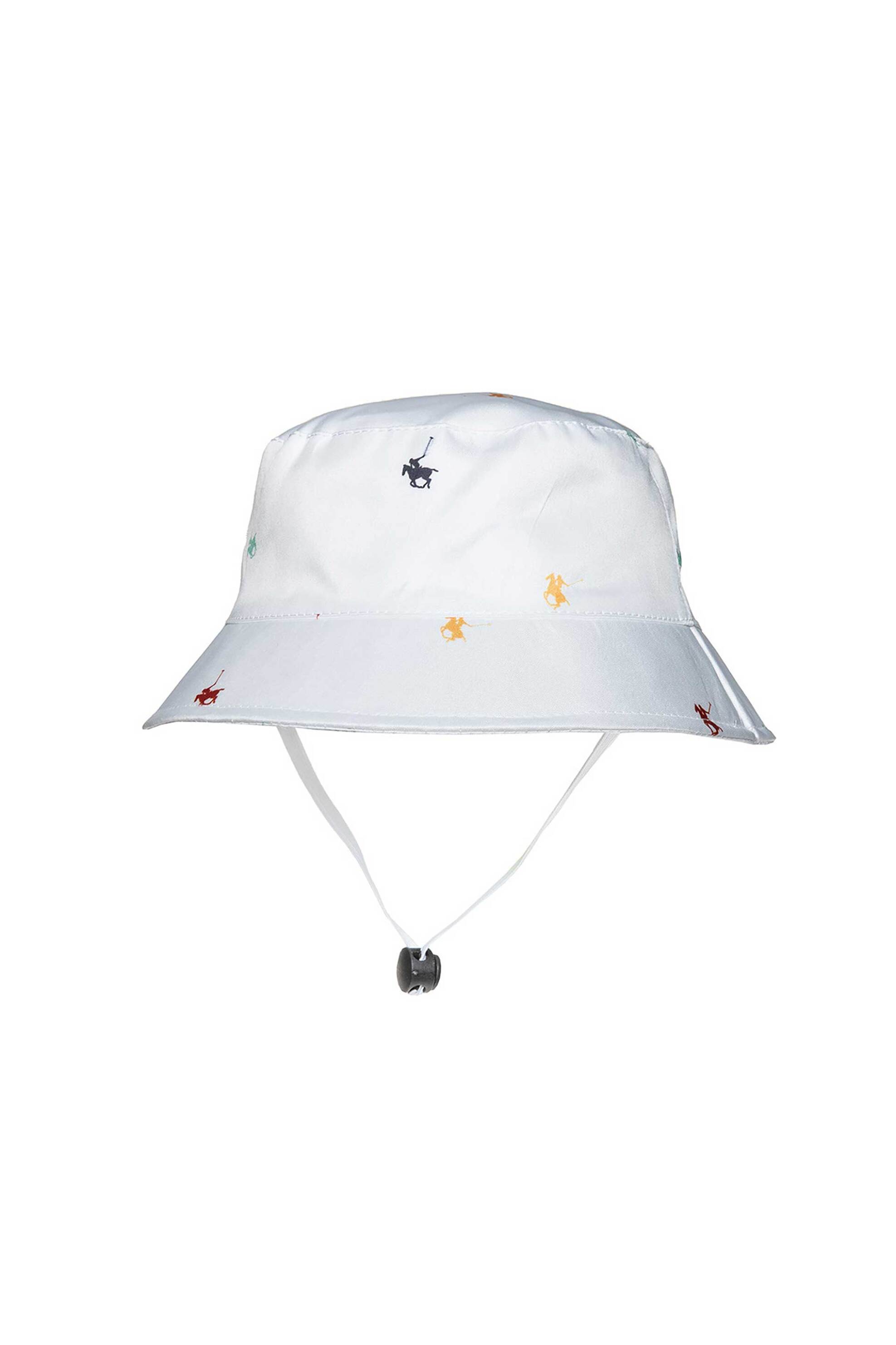 ALOUETTE Alouette παιδικό καπέλο bucket "Greenwich Polo Club" (18 μηνών - 6 ετών) - 00390207 Λευκό