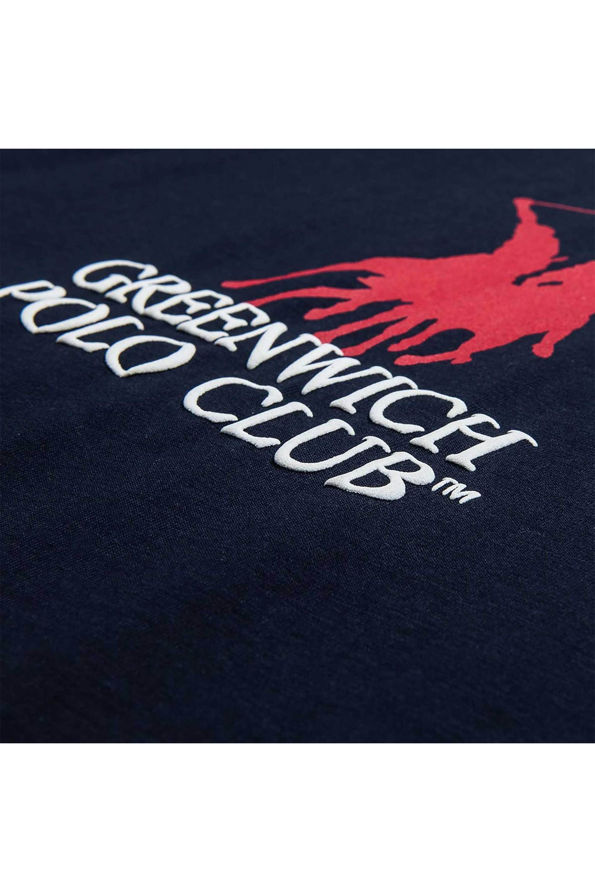 Alouette παιδική μπλούζα με ανάγλυφο λογότυπο "Greenwich Polo Club" (2 - 16 ετών) - 00121604 Μπλε Σκούρο φωτογραφία