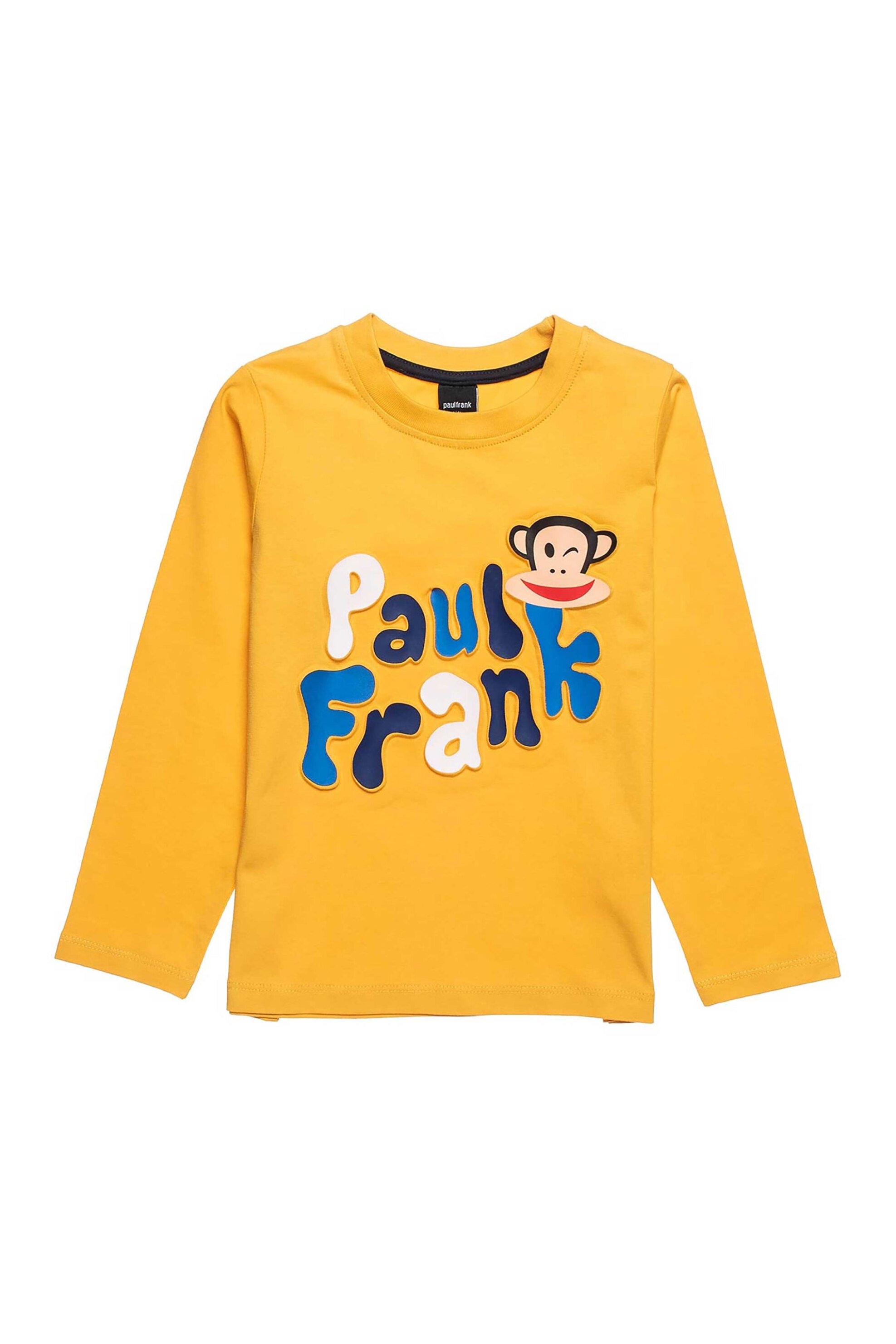 ALOUETTE Alouette παιδική μπλούζα με ανάγλυφο σχέδιο "Paul Frank" ( 12 μηνών - 5 ετών) - 00321196 Μουσταρδί
