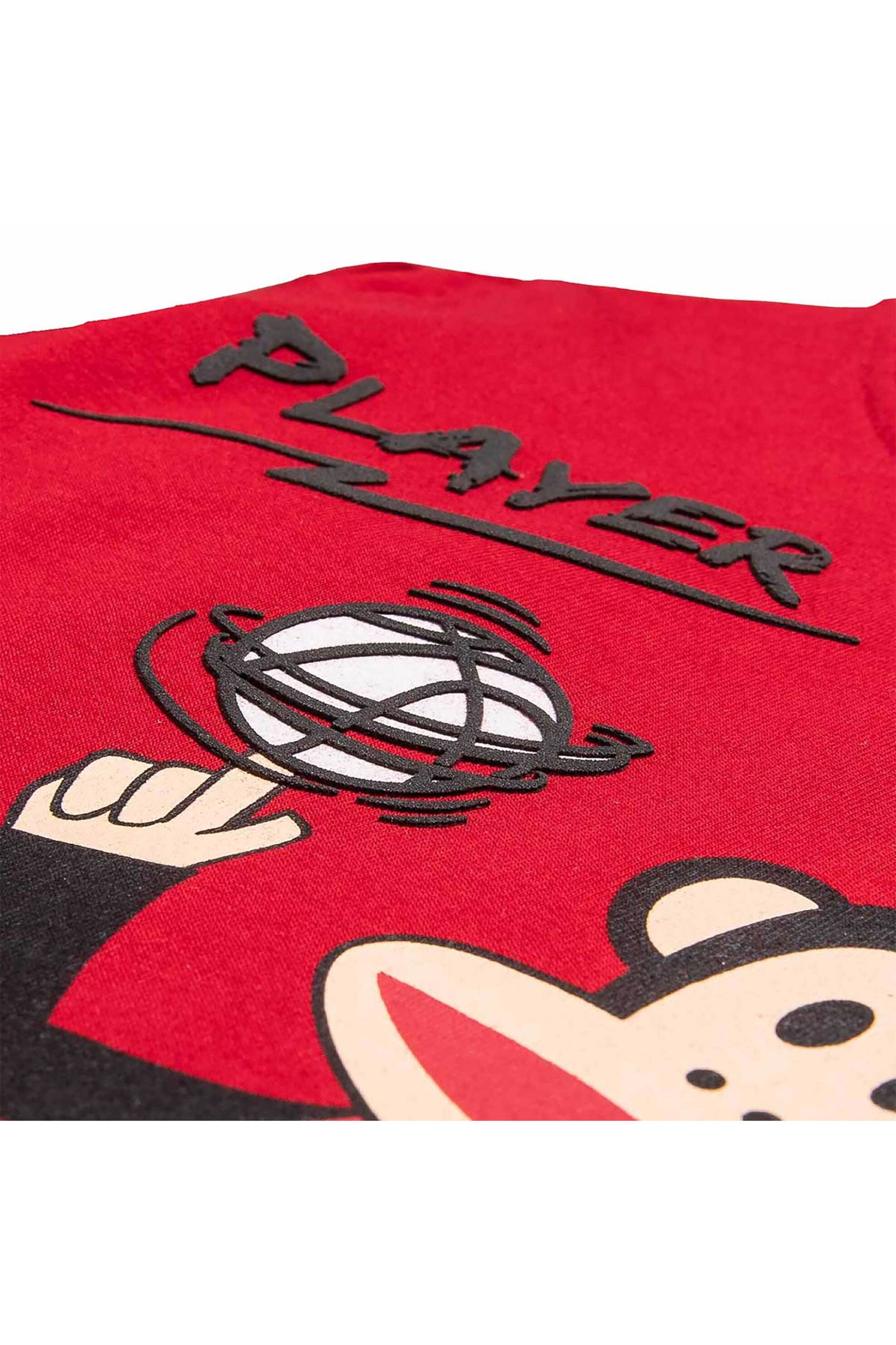 Alouette παιδική μπλούζα με print "Paul Frank" ( 12 μηνών - 5 ετών) - 00321191 Κόκκινο φωτογραφία