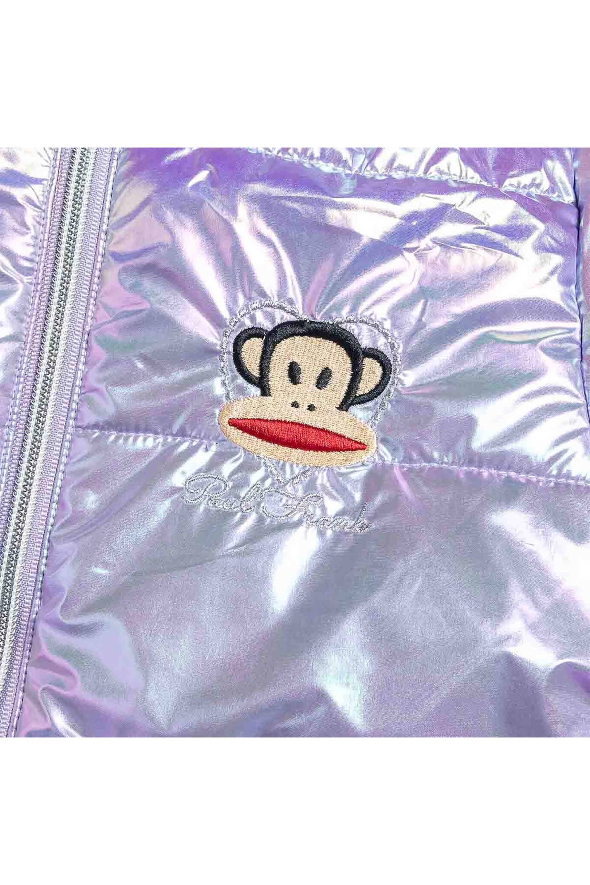 Alouette παιδικό μπουφάν με καπιτονέ σχέδιο και κουκούλα "Paul Frank" (12 μηνών - 5 ετών) - 00360287 Λιλά φωτογραφία