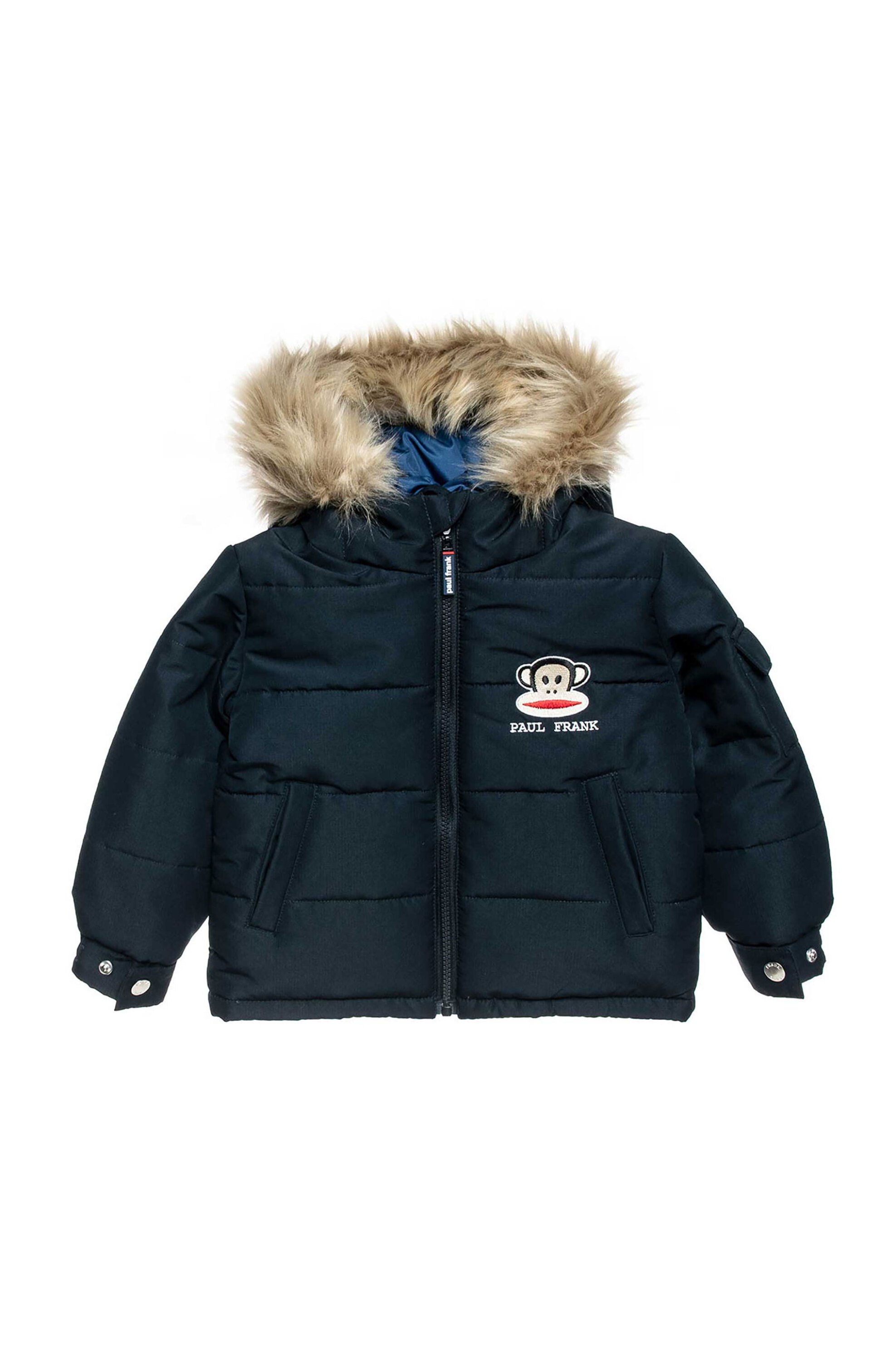 ALOUETTE Alouette παιδικό αμάνικο μπουφάν με καπιτονέ σχέδιο και κουκούλα "Paul Frank" (12 μηνών - 5 ετών) - 00360286 Μπλε Σκούρο