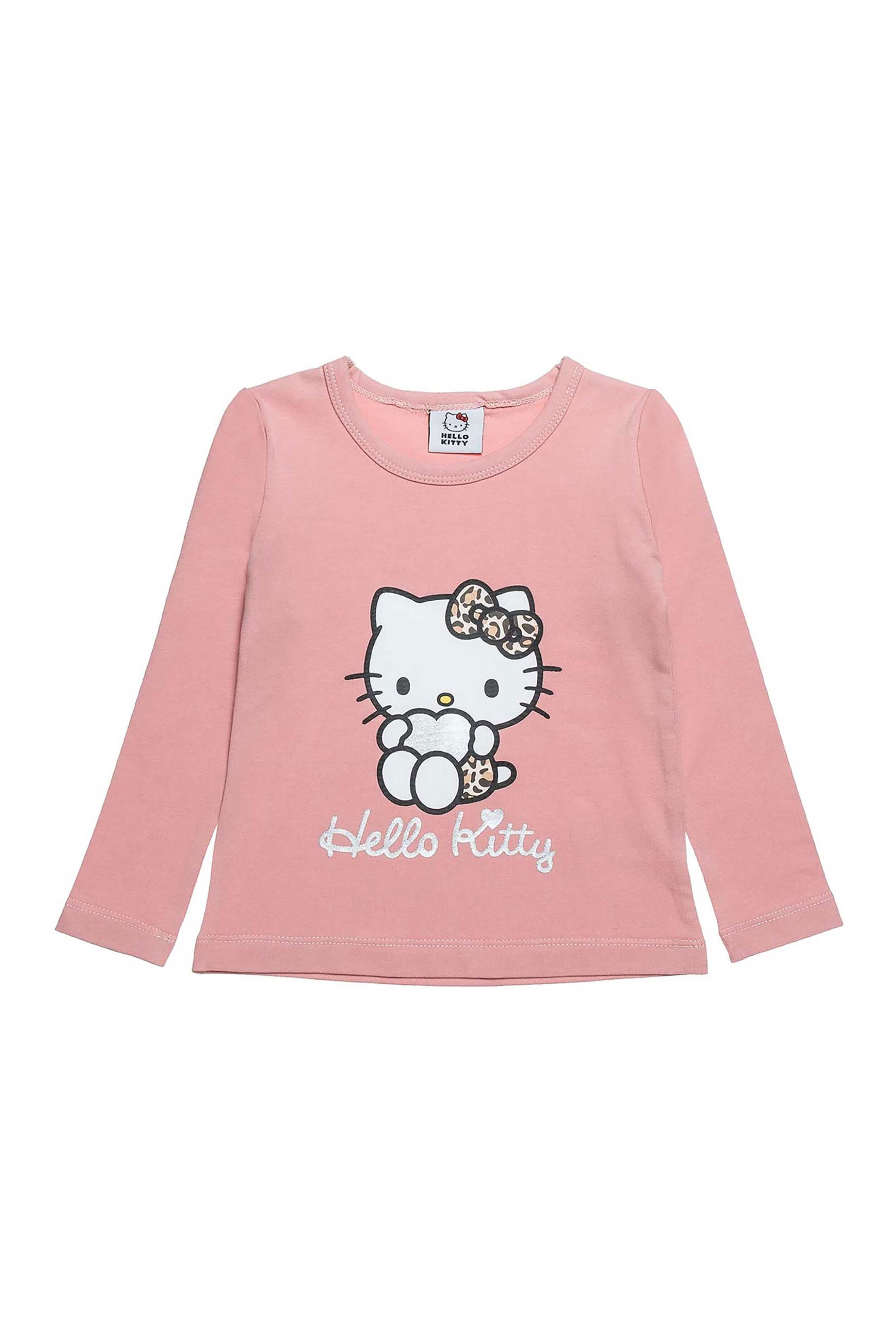 ALOUETTE Alouette παιδική μπλούζα με ανάγλυφο lettering "Hello Kitty" ( 18 μηνών - 8 ετών) - 00321177 Ροζ