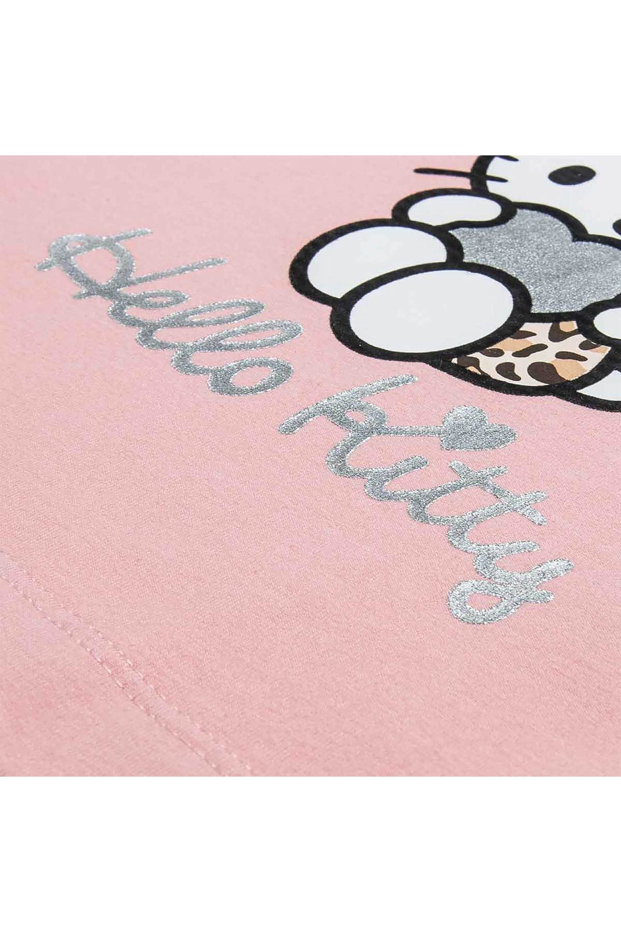 Alouette παιδική μπλούζα με ανάγλυφο lettering "Hello Kitty" ( 18 μηνών - 8 ετών) - 00321177 Ροζ φωτογραφία