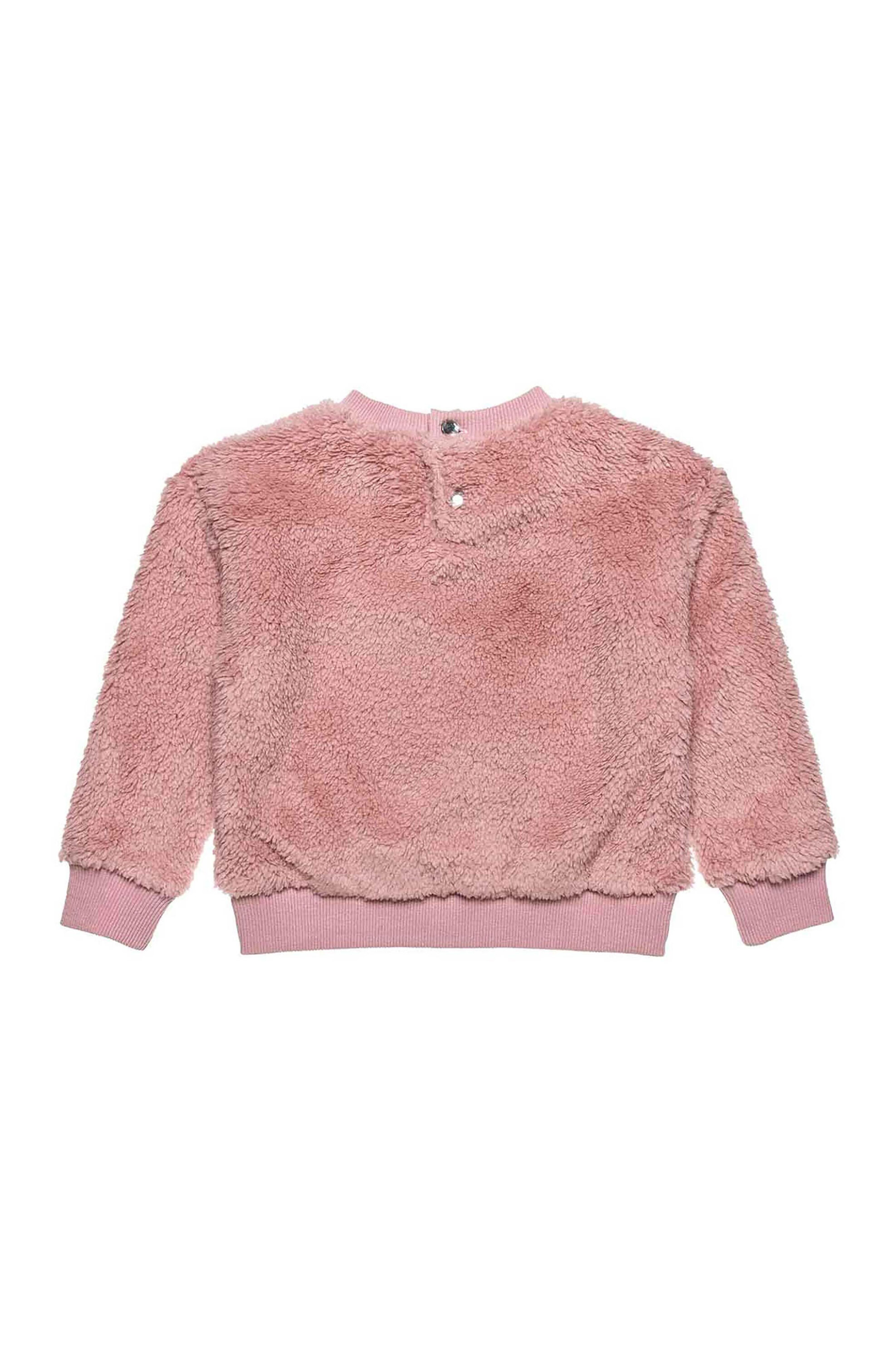 Alouette παιδική μπλούζα με ανάγλυφο lettering και χνουδωτή υφή "Hello Kitty" ( 18 μηνών - 8 ετών) - 00321178 Ροζ φωτογραφία