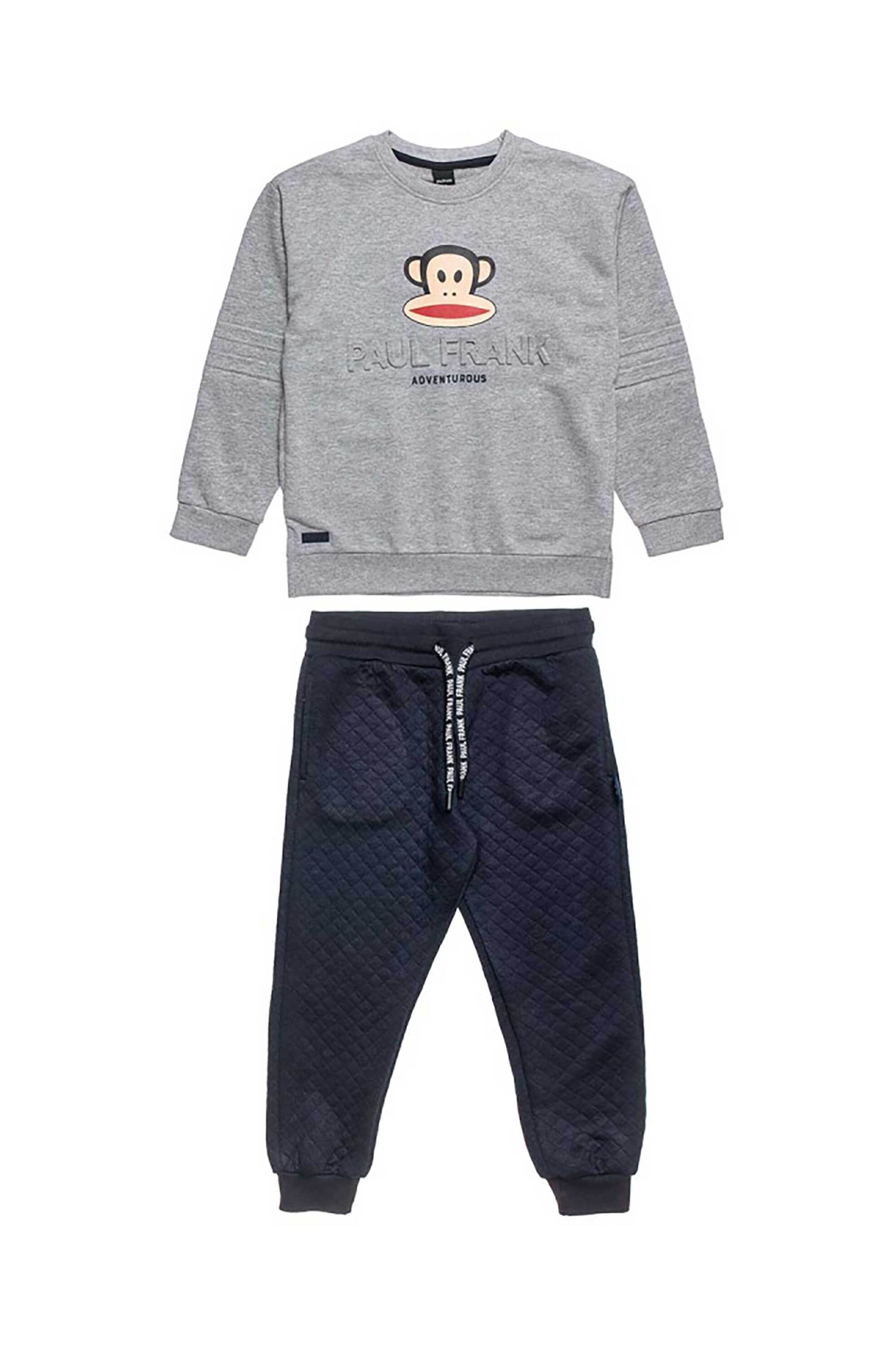 Alouette παιδικό σετ φόρμας "Paul Frank" (6-16 ετών) - 00130538 Γκρι