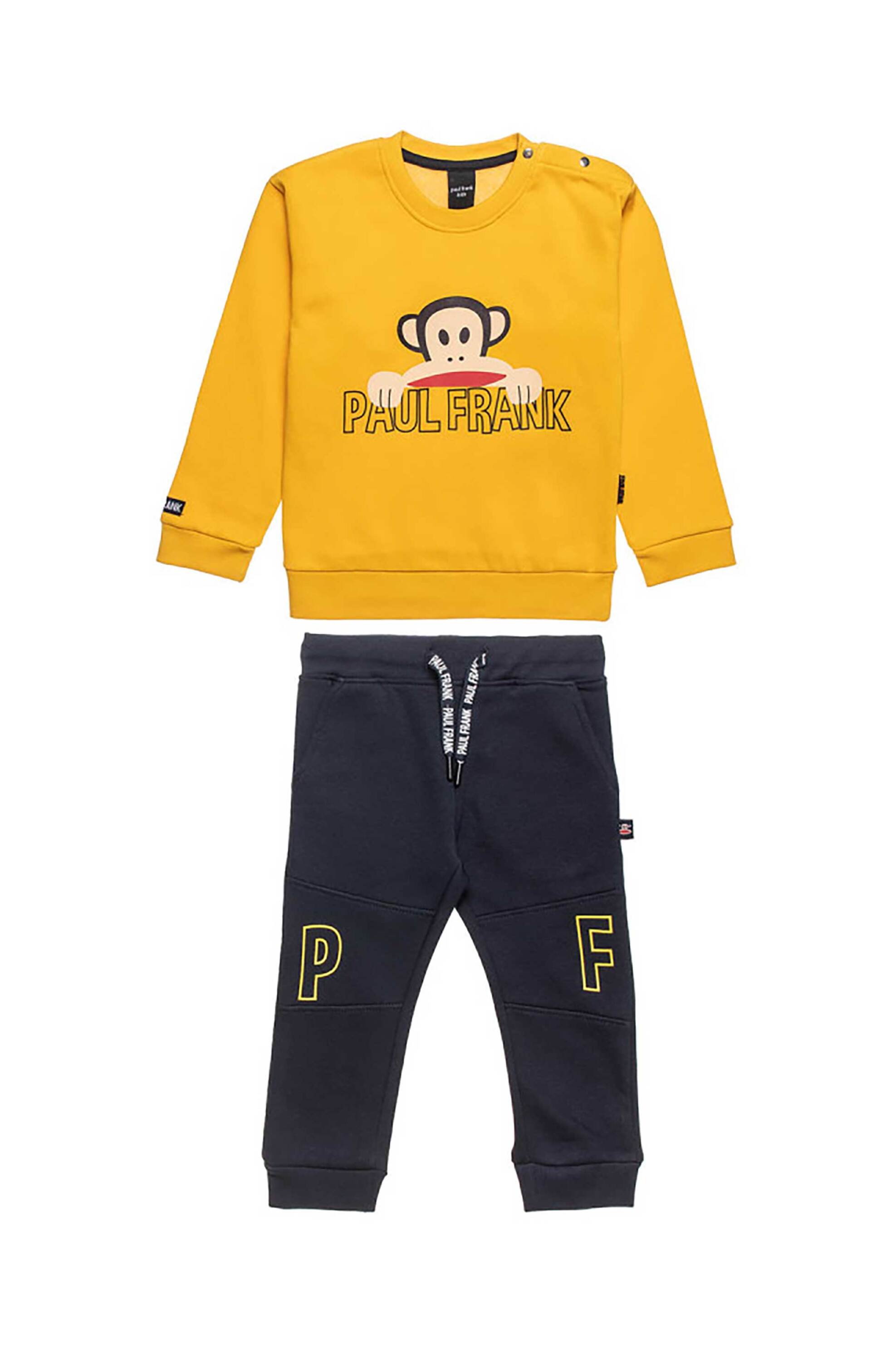 ALOUETTE Alouette παιδικό σετ φόρμας "Paul Frank" (12 μηνών-5 ετών) - 00330540 Μουσταρδί