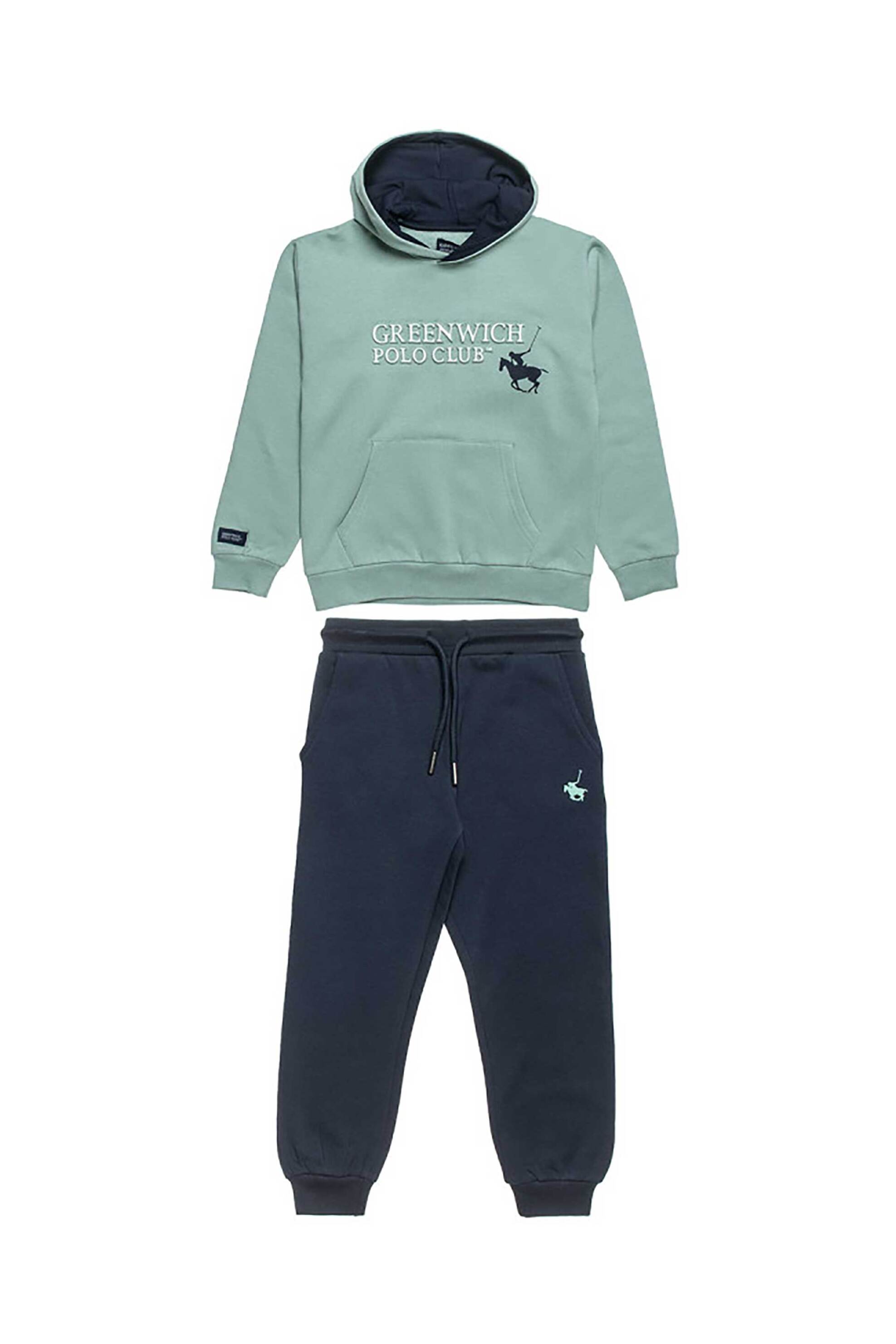Alouette παιδικό σετ φόρμας "Greenwich Polo Club" (2-16 ετών) - 00130543 Πράσινο Μέντας