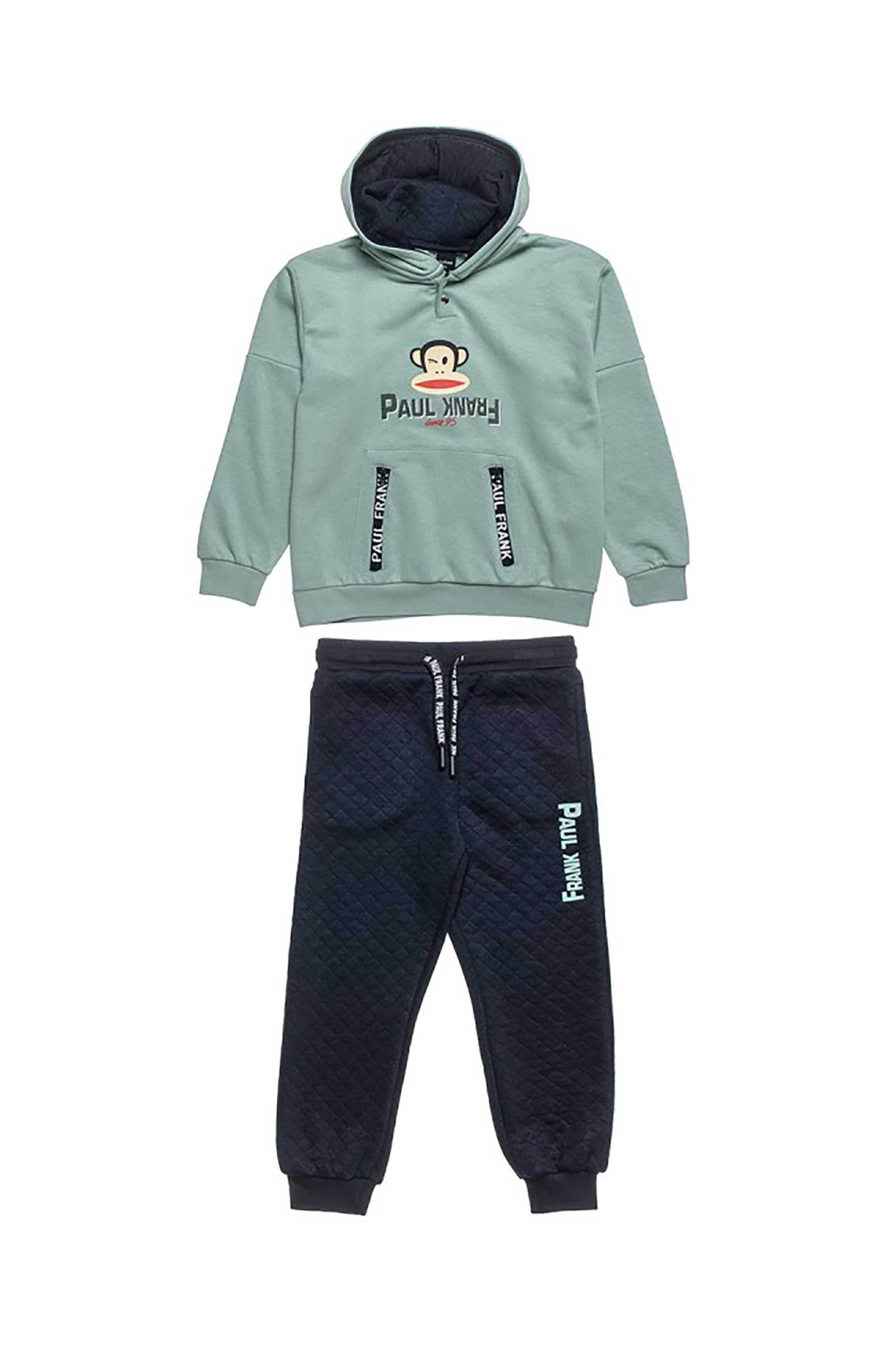 Alouette παιδικό σετ φόρμας "Paul Frank" (12 μηνών-5 ετών) - 00330539 Πράσινο Μέντας