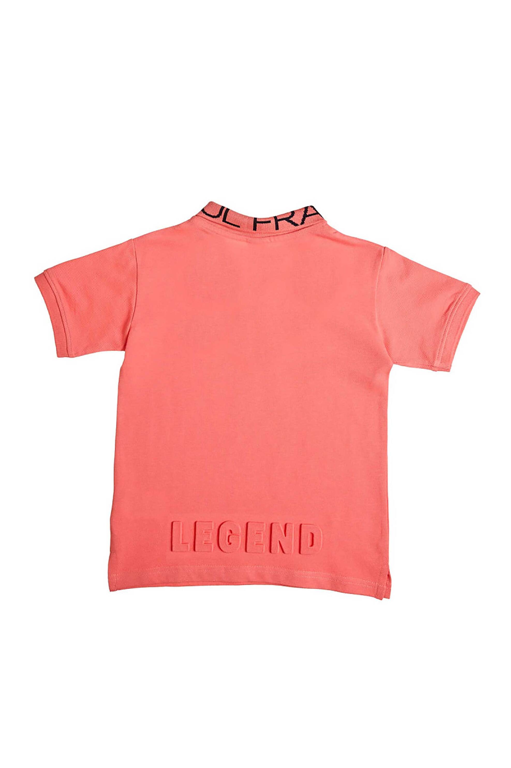 Alouette παιδική πόλο μπλούζα με κέντημα "Paul Frank" (12 μηνών-5 ετών) - 00351080 Κοραλί φωτογραφία