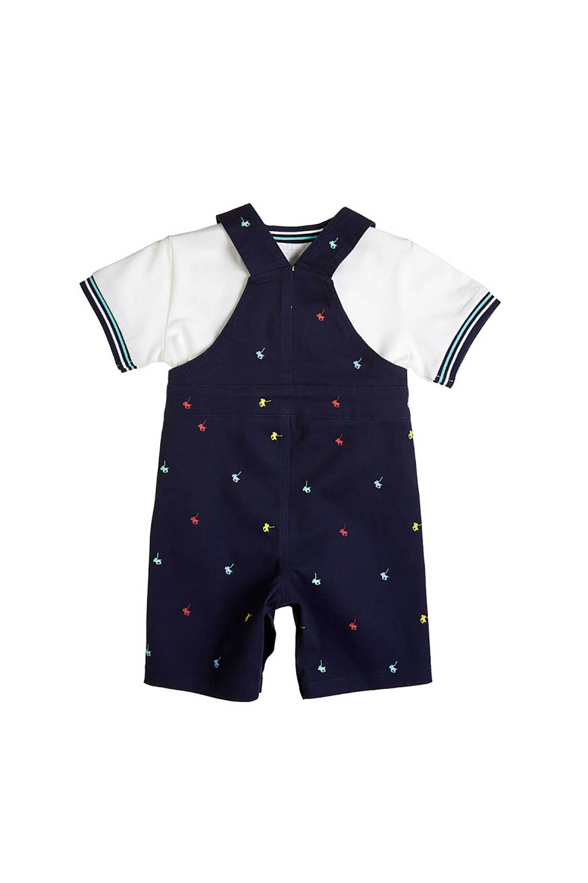 Alouette βρεφική σαλοπέτα με μπλούζα "Greenwich Polo Club" (3 μηνών-18 μηνών) - 00370791 Μπλε Σκούρο φωτογραφία