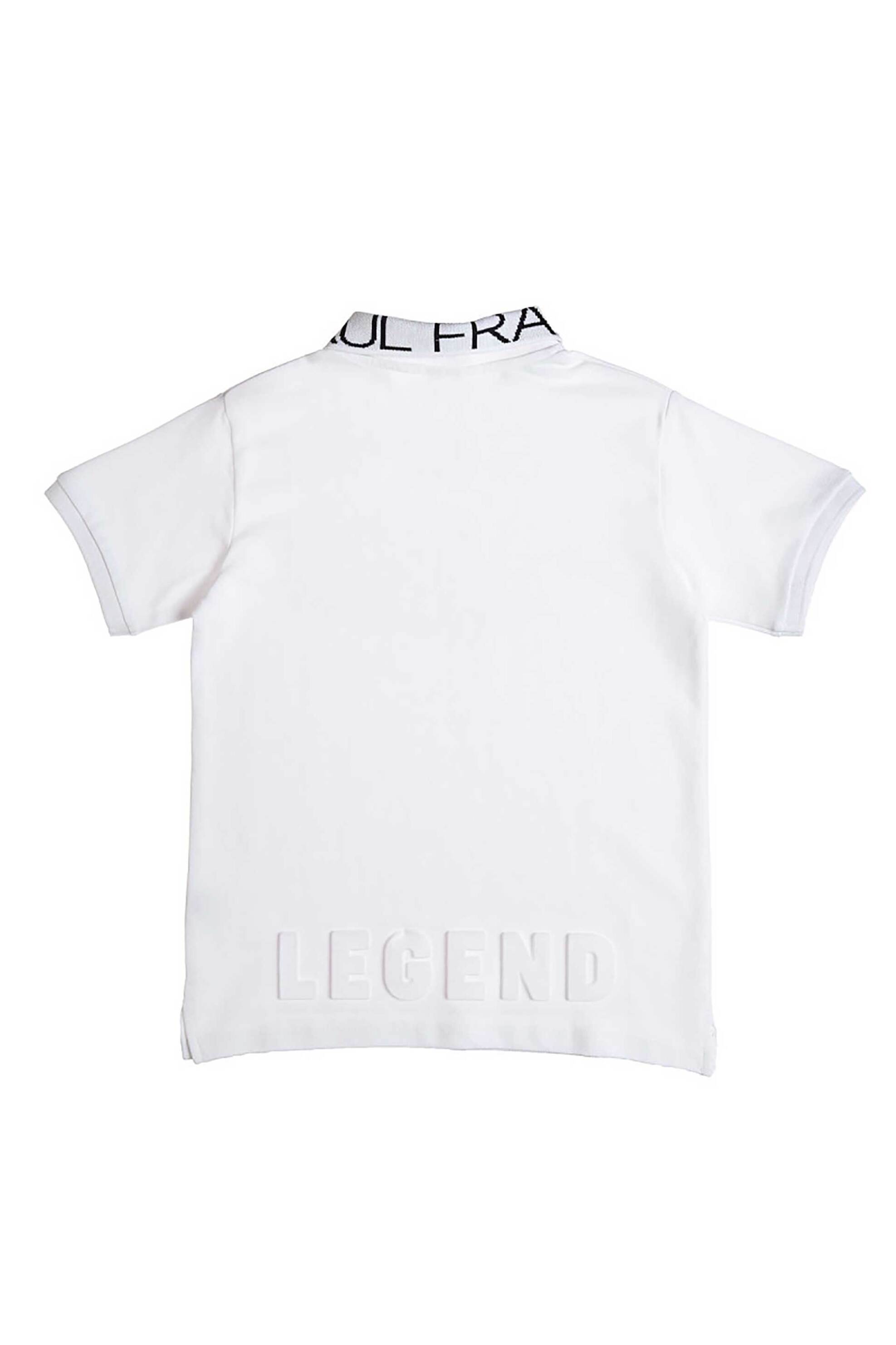 Alouette παιδική πόλο μπλούζα με κέντημα "Paul Frank" (6-14 ετών) - 00152013 Λευκό φωτογραφία