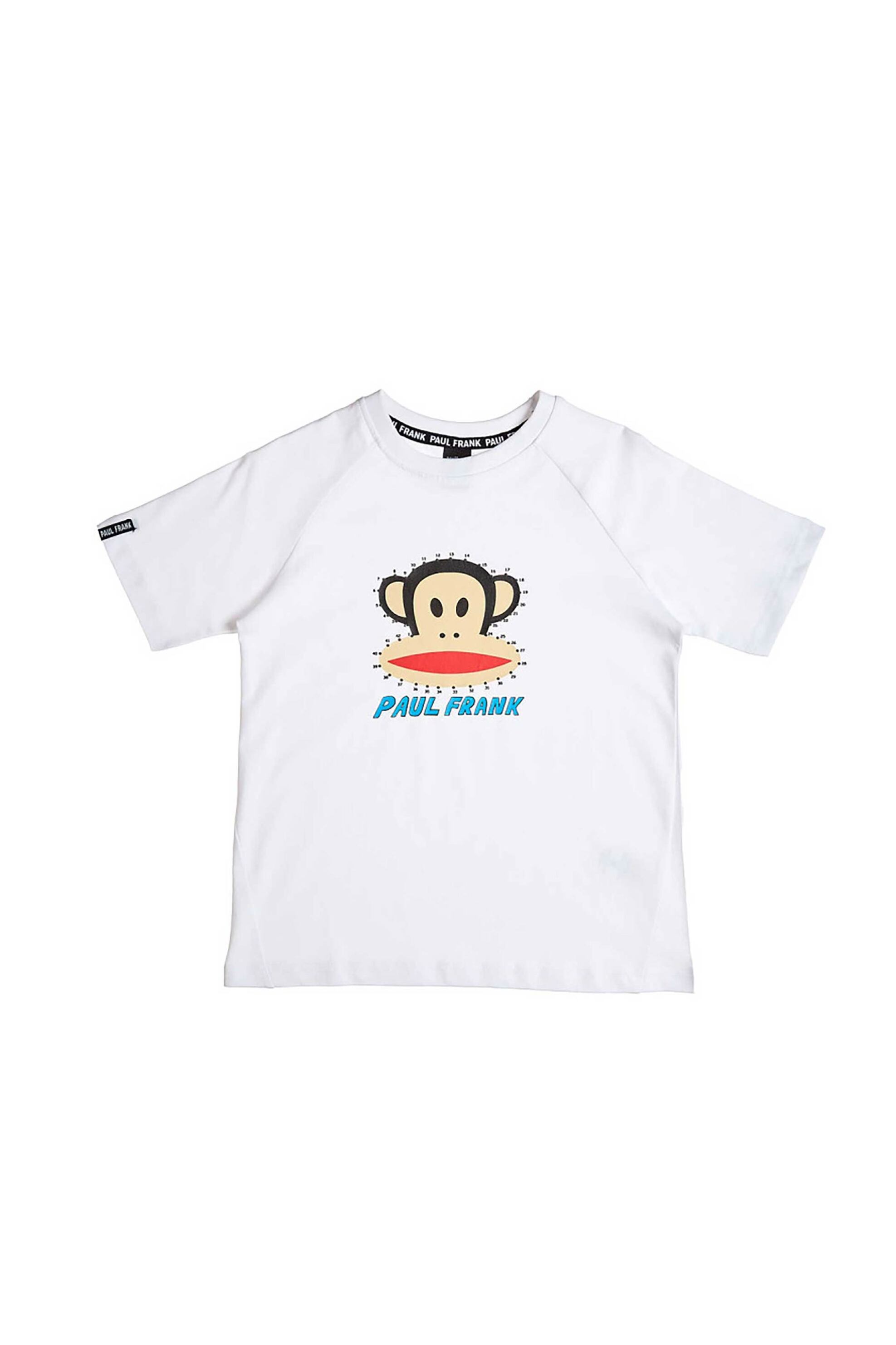 Alouette παιδική μπλούζα με ανάγλυφο τύπωμα "Paul Frank" (12 μηνών-5 ετών) - 00351095 Λευκό
