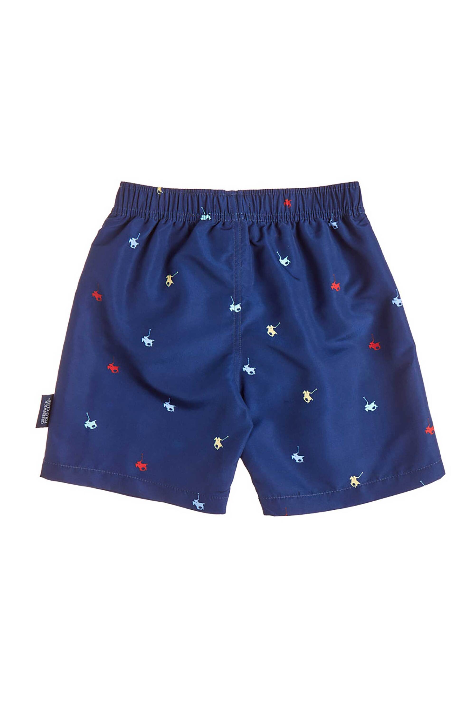 Alouette Παιδικό Μαγιό Βερμούδα με All-Over Print Greenwich Polo Club (2-16 Ετών) - 00190395 Μπλε Σκούρο