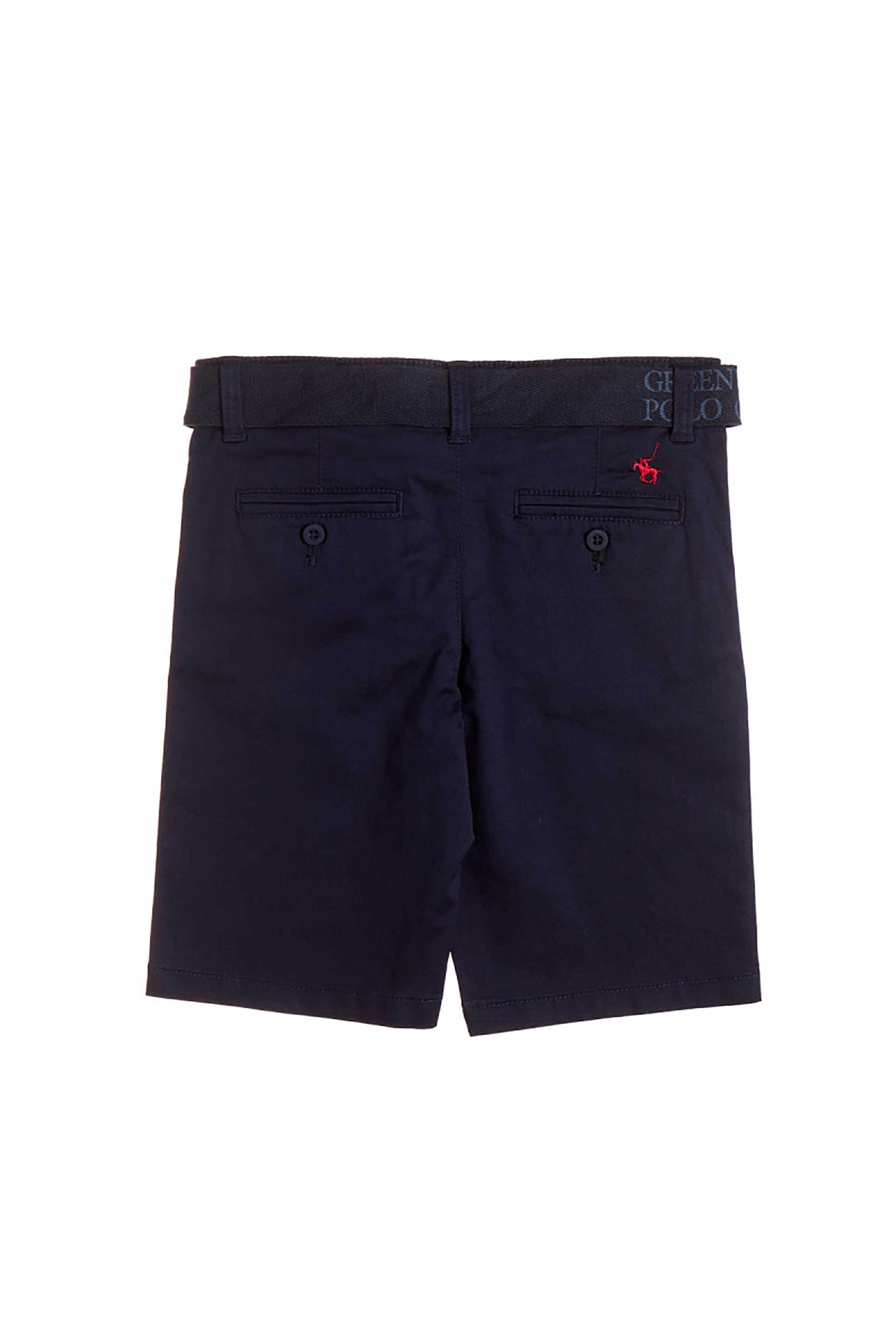 Alouette Παιδική Βερμούδα Chino Greenwich Polo Club (18 Μηνών-14 Ετών) - 00110791 Μπλε Σκούρο