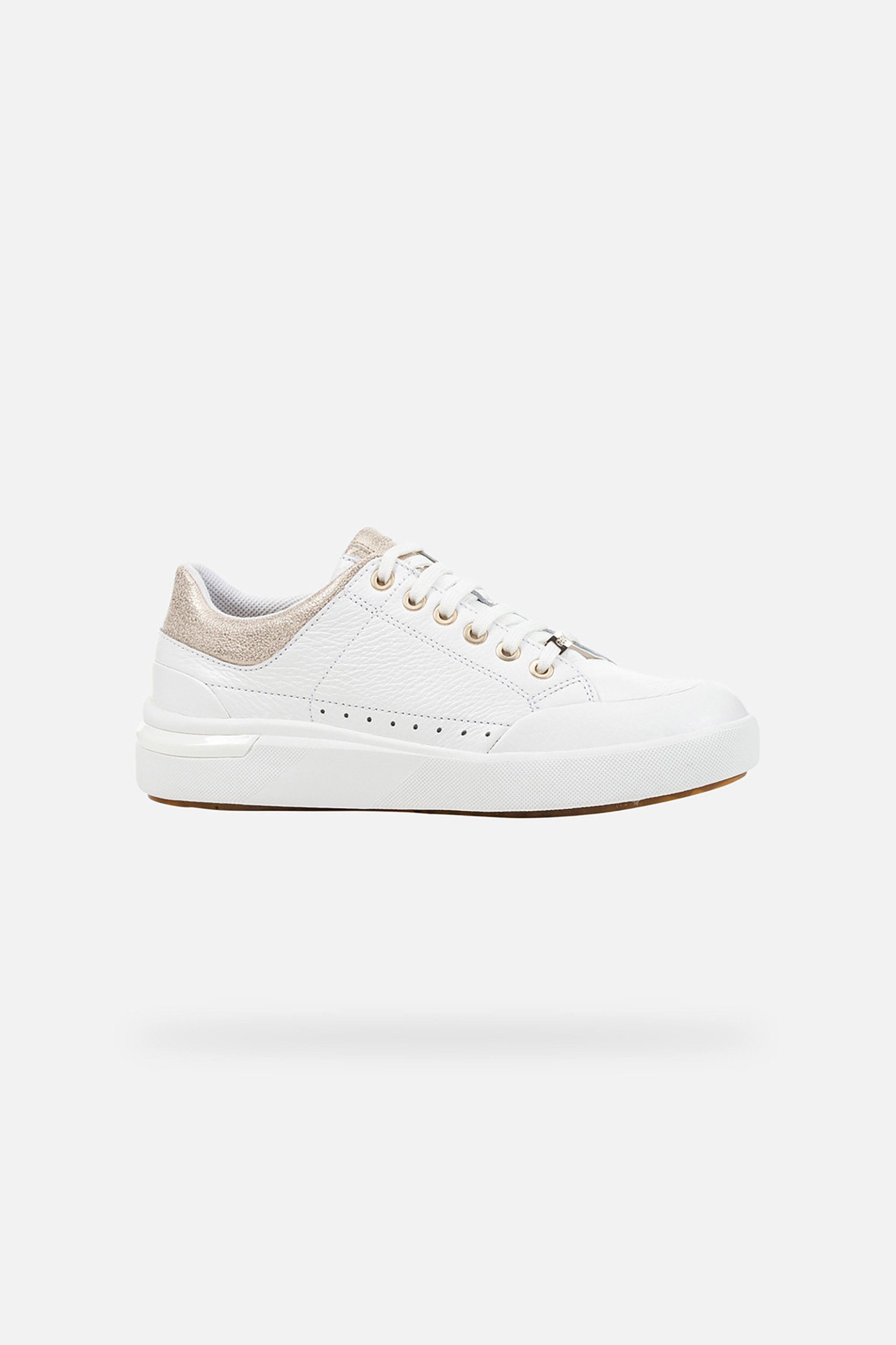 Geox γυναικεία δερμάτινα sneakers "Dalyla" - D36QFA046BNC1ZB5 Λευκό