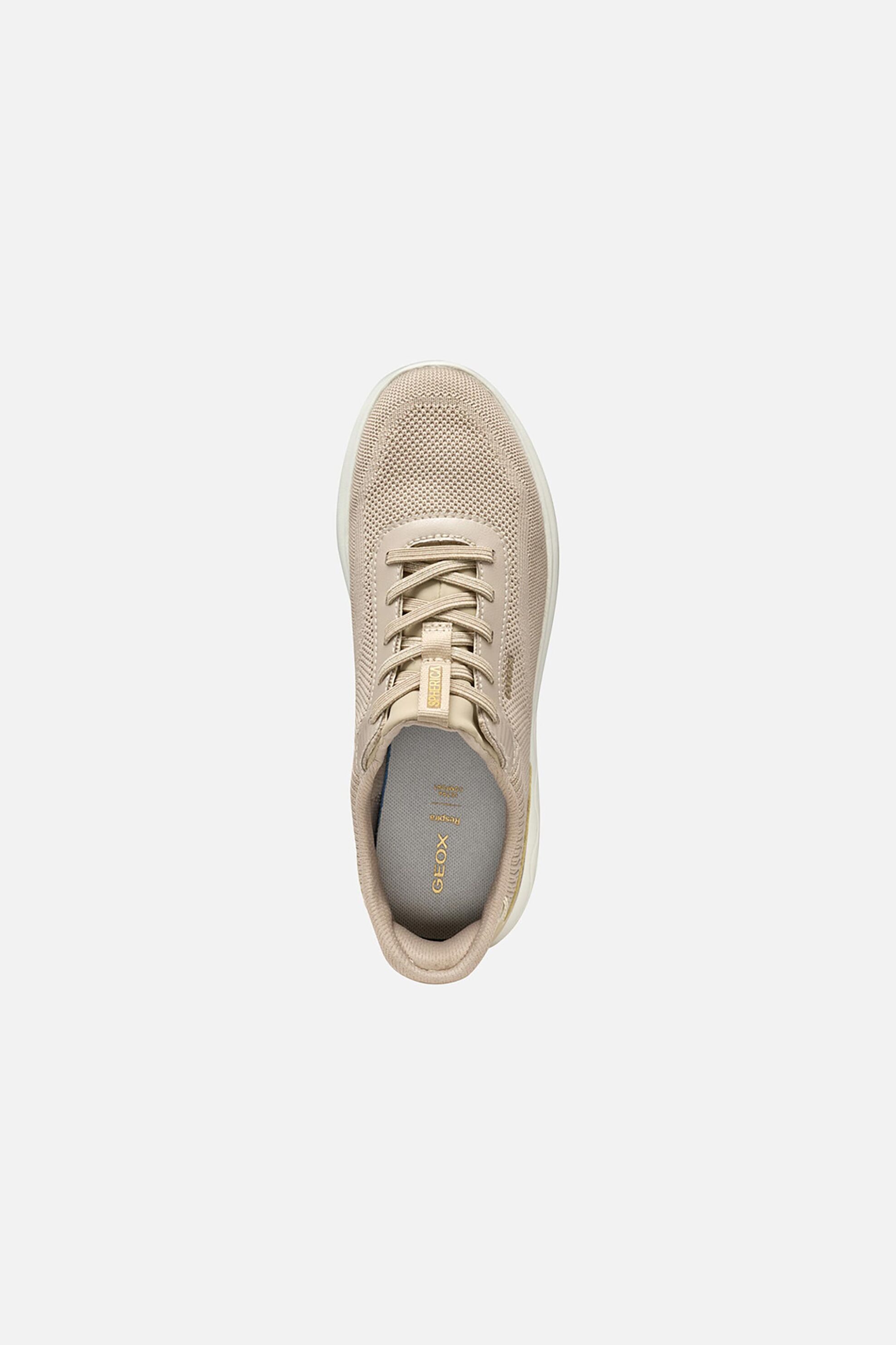 Geox Γυναικεία Sneakers Spherica Plus - D557Ma06Kbnch62L Μπεζ