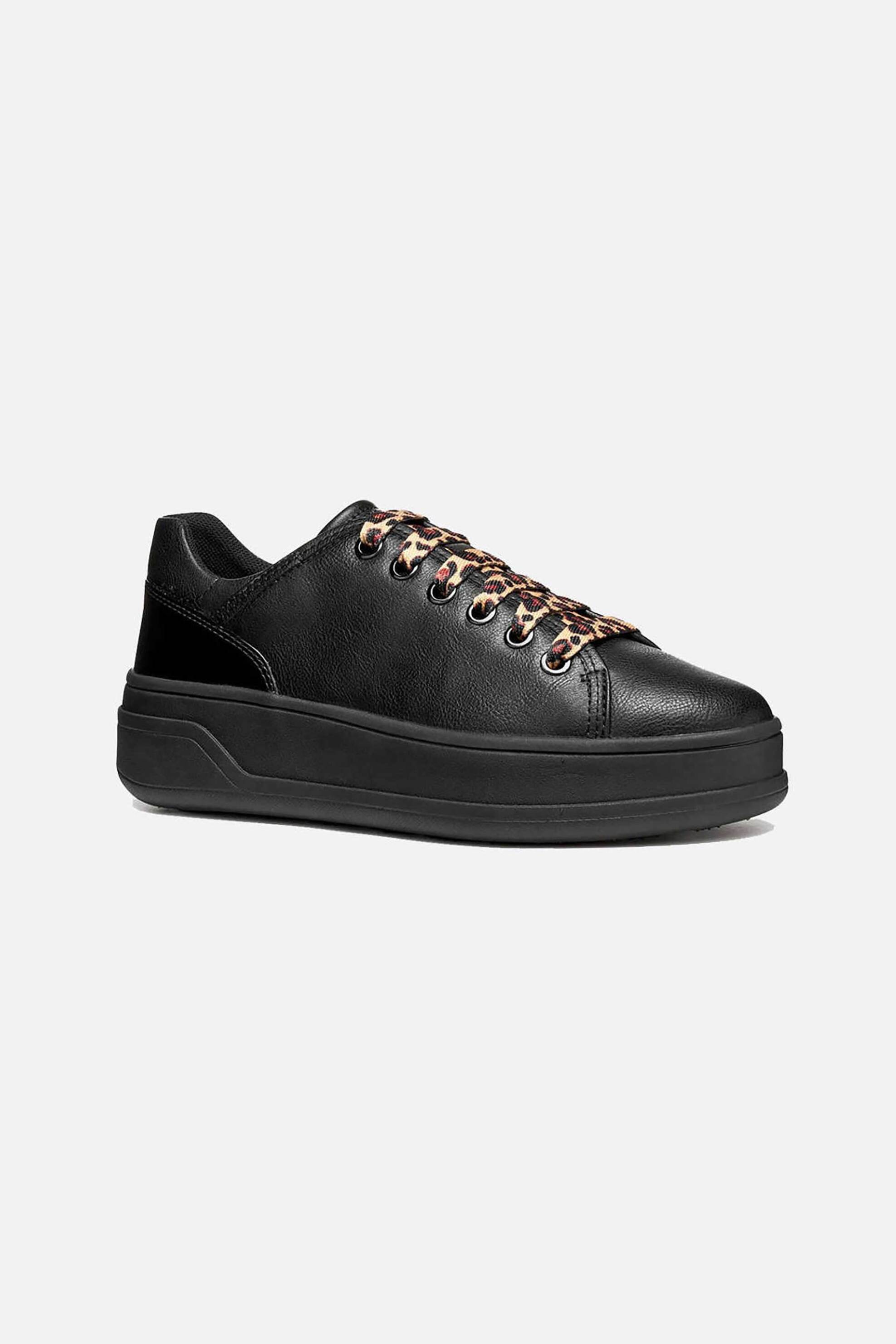 Geox γυναικεία sneakers "Spherica ecub-3" - D56WVD05402C9999 Μαύρο φωτογραφία